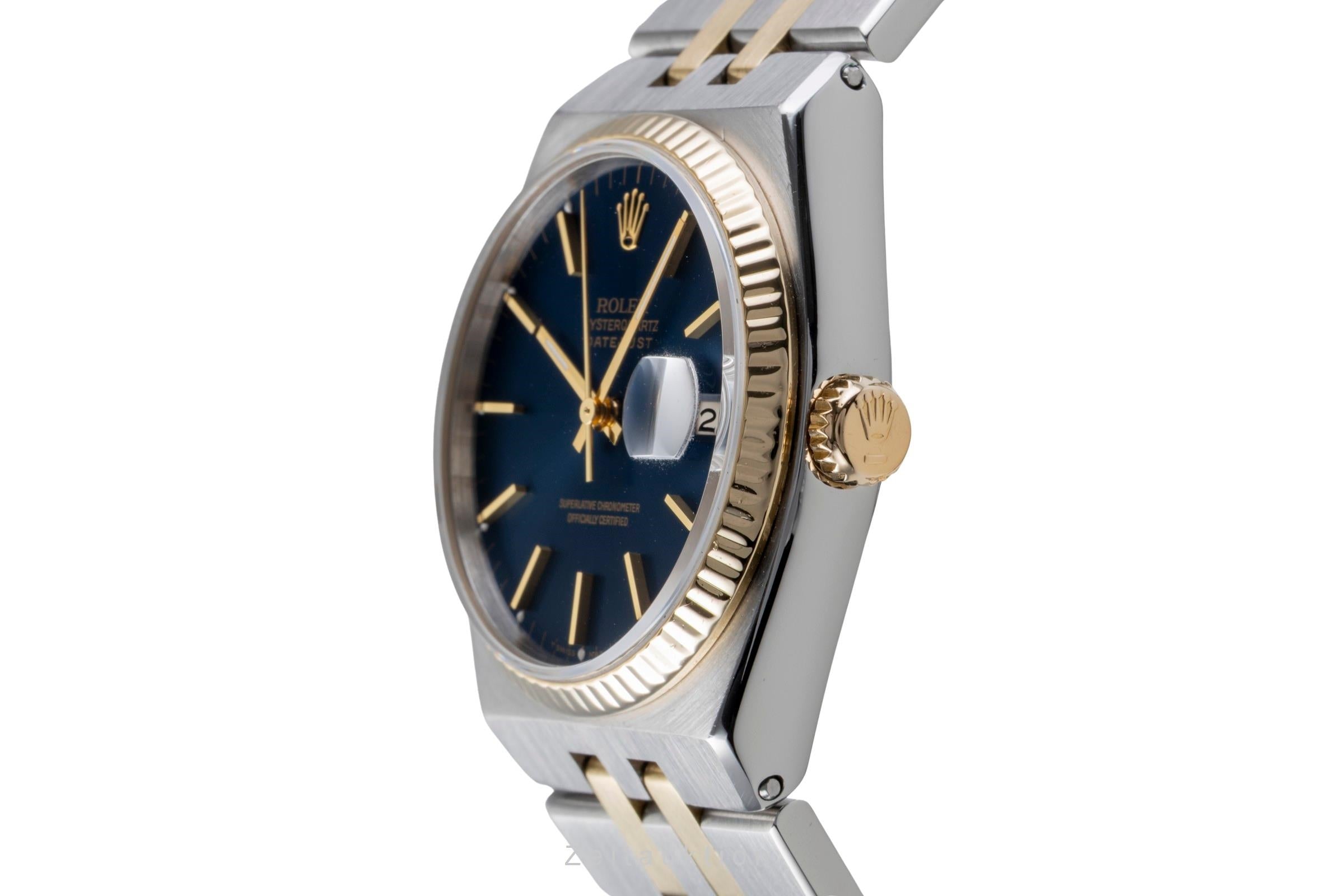 Rolex Datejust acero / oro cuarzo reloj para caballeros 17013 Vintage  [2506373]