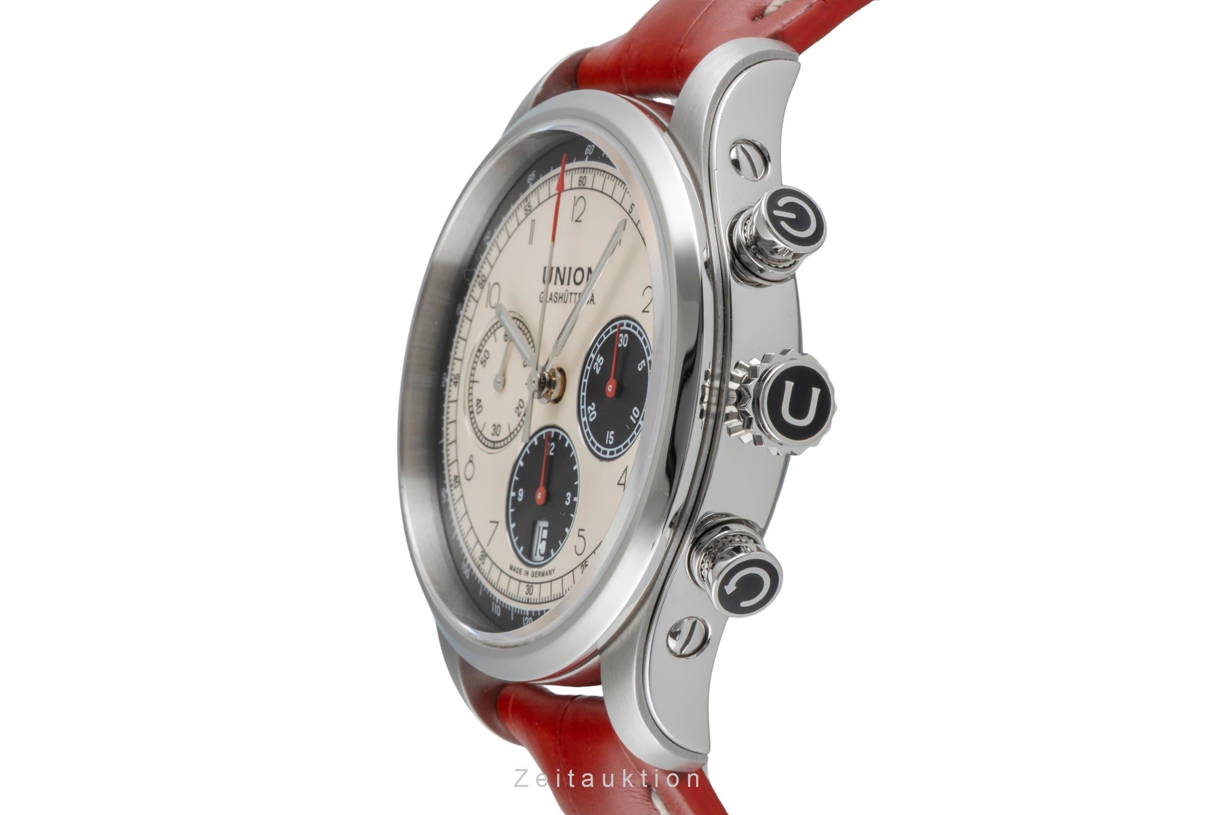 Union Glashütte Belisar chronographe acier automatique montre pour hommes D009.427.16.262.00 LP: 2950EUR  [2506380]