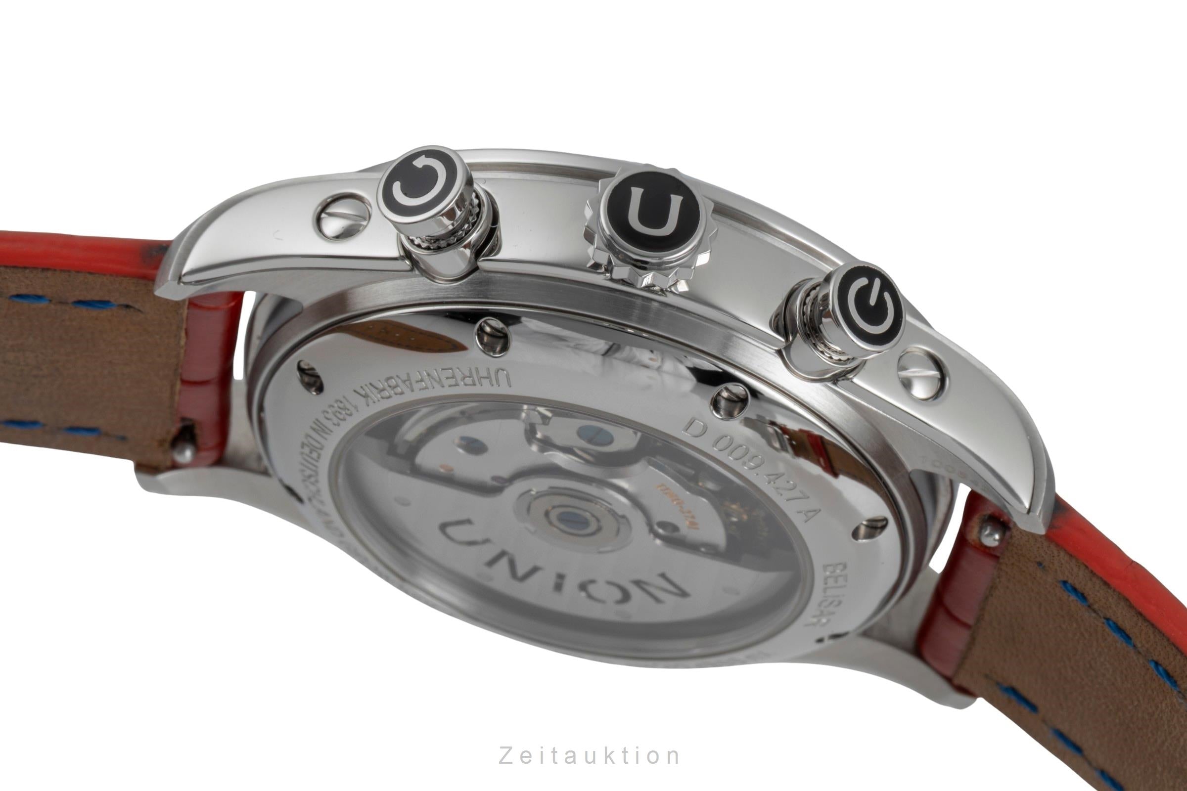 Union Glashütte Belisar chronographe acier automatique montre pour hommes D009.427.16.262.00 LP: 2950EUR  [2506380]