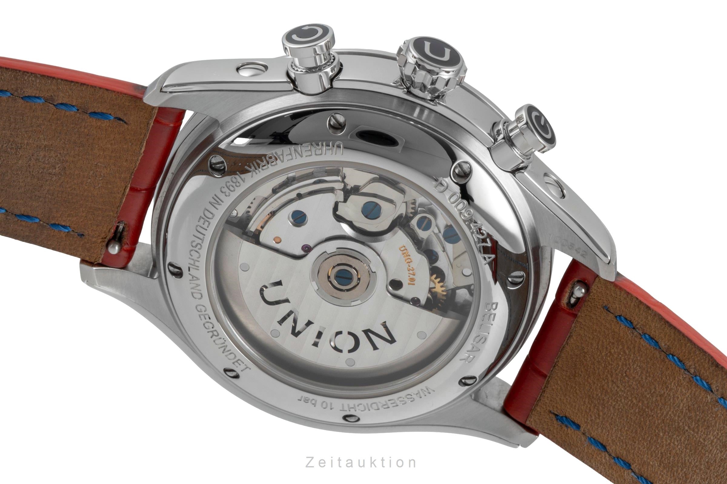 Union Glashütte Belisar chronographe acier automatique montre pour hommes D009.427.16.262.00 LP: 2950EUR  [2506380]