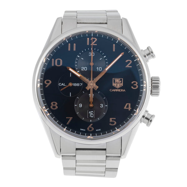 Tag Heuer Carrera chronographe acier automatique montre pour hommes CAR2014  [2506382]
