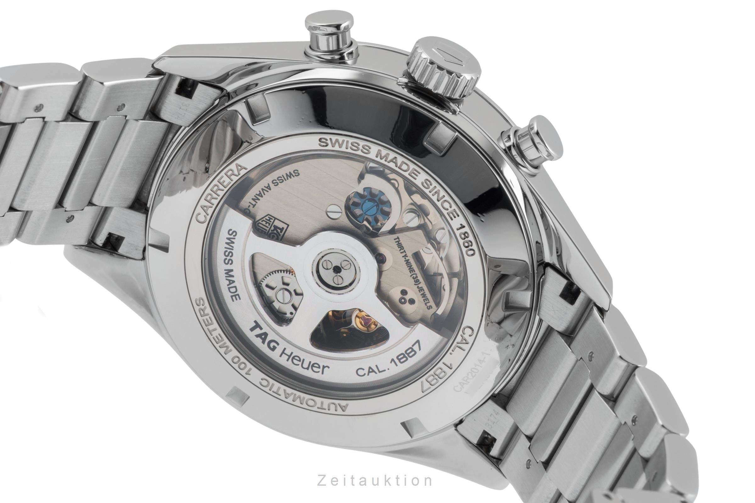 Tag Heuer Carrera chronographe acier automatique montre pour hommes CAR2014  [2506382]