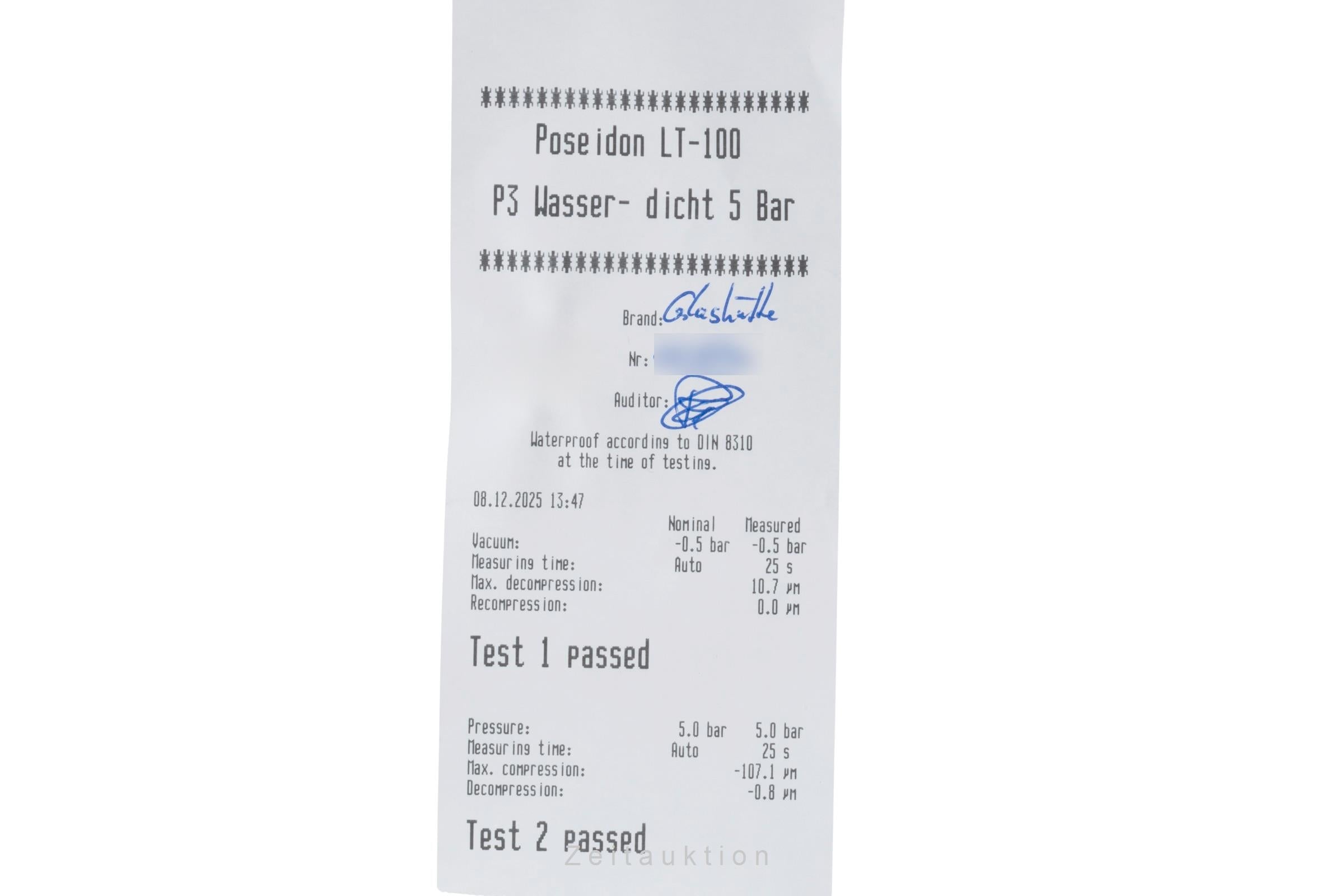 Glashütte PanoReserve acier à remontage manuel montre pour hommes 1-65-01-22-12-04 LP: 11800EUR  [2506383]