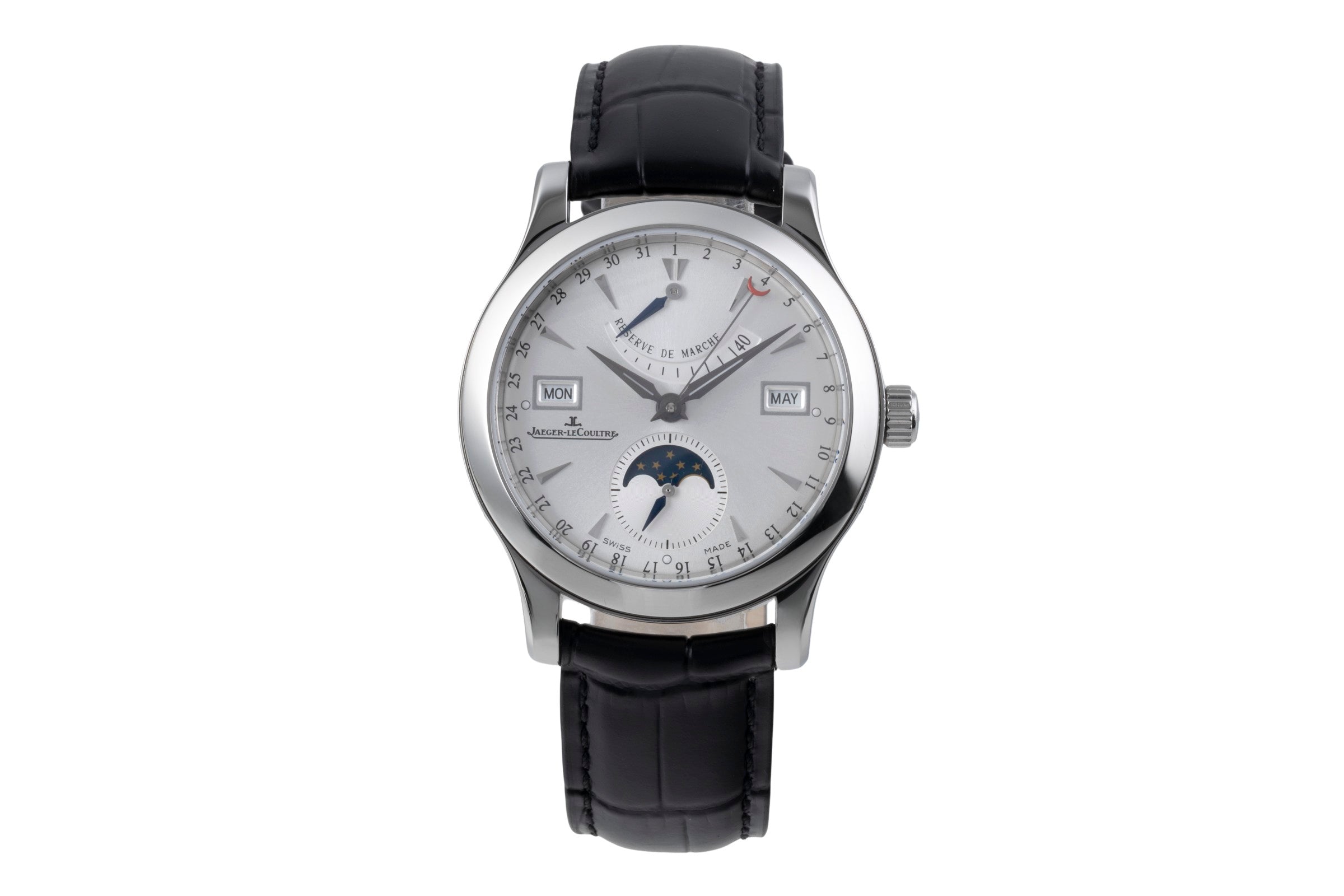 Jaeger LeCoultre Master Calendar acier automatique montre pour hommes Q151842A  ,147.8.41.S   [2506384]