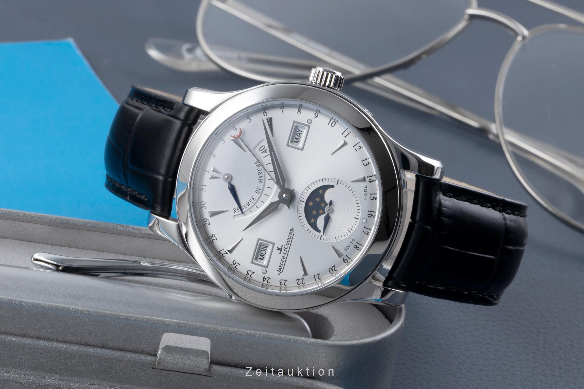 Jaeger LeCoultre Master Calendar acero automático reloj para caballeros Q151842A  ,147.8.41.S   [2506384]