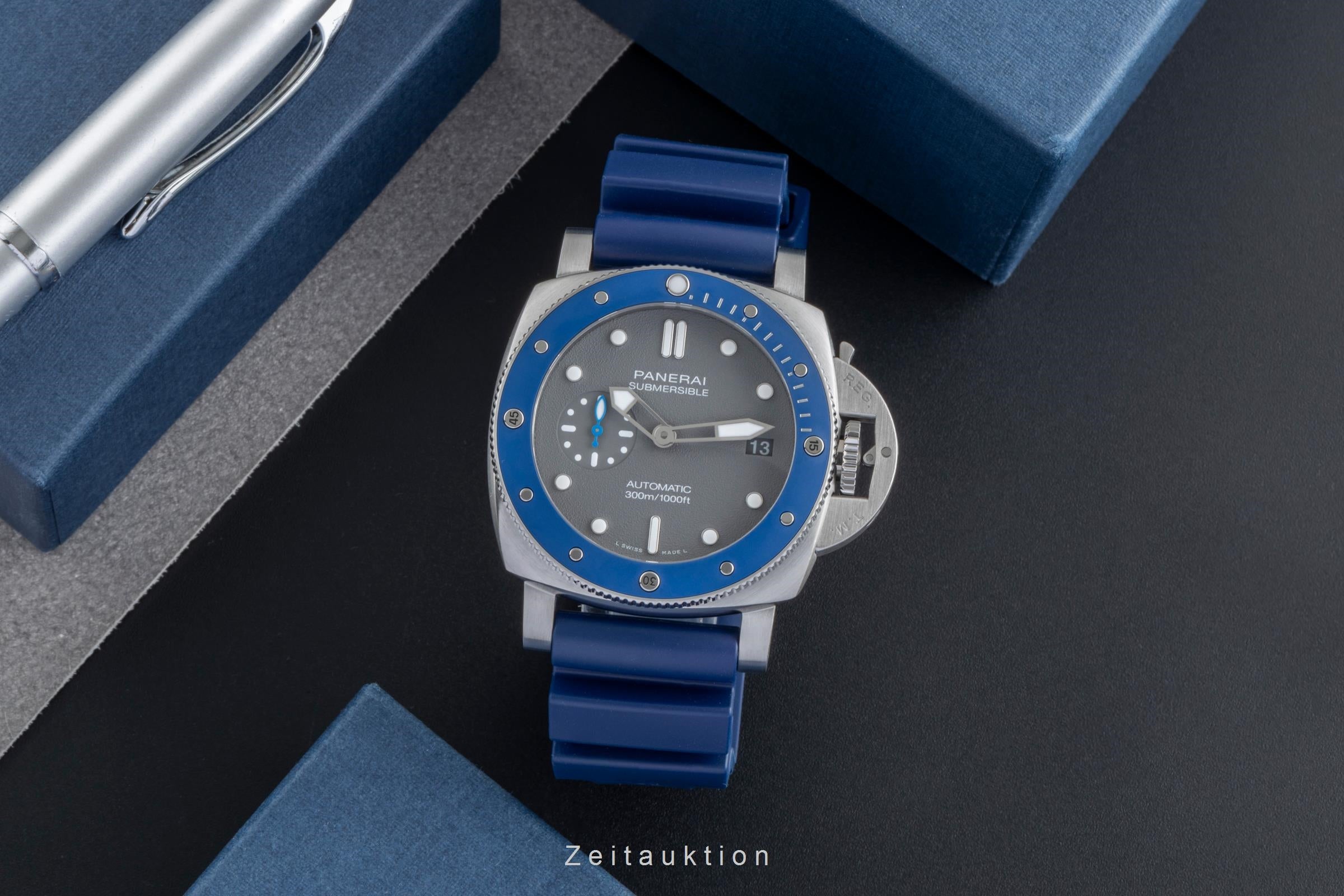 Panerai Submersible acier automatique montre pour hommes PAM00959  [2506386]