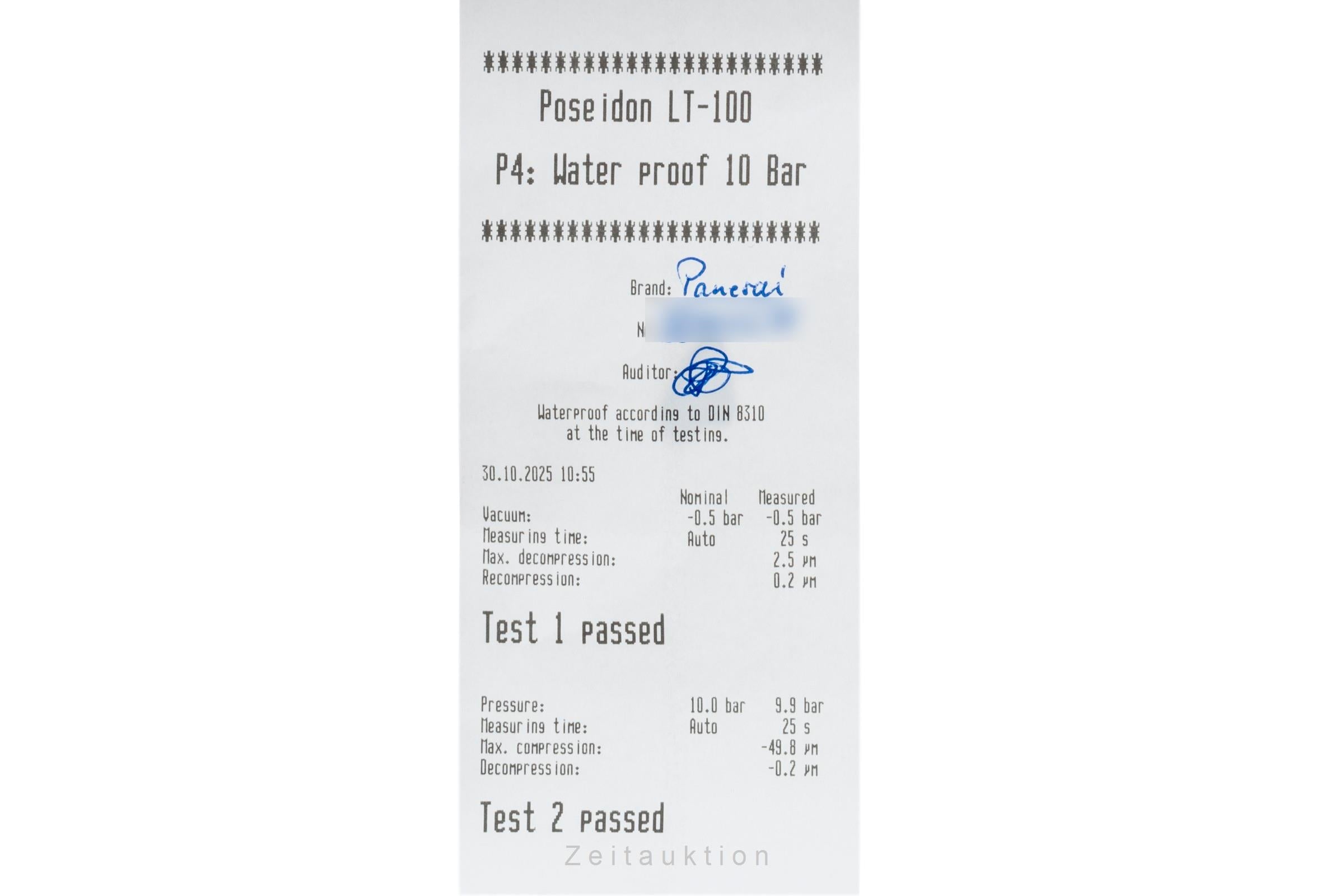 Panerai Submersible acier automatique montre pour hommes PAM00959  [2506386]