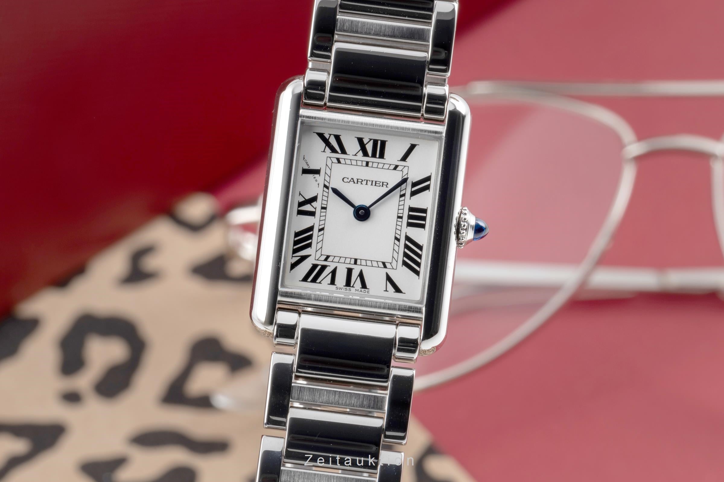 Cartier Tank steel quartz women's watch WSTA0051 LP: 3900EUR  [2506389]