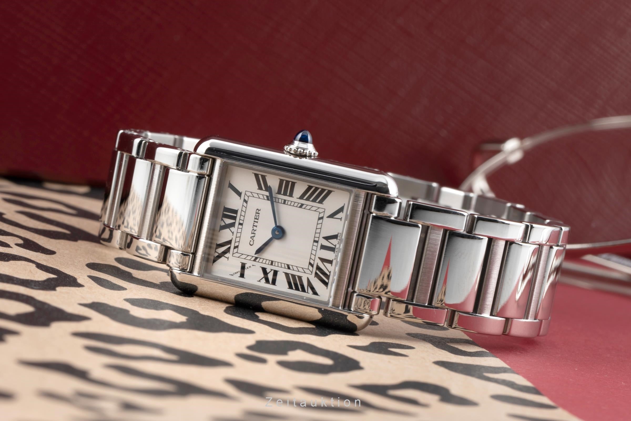 Cartier Tank steel quartz women's watch WSTA0051 LP: 3900EUR  [2506389]