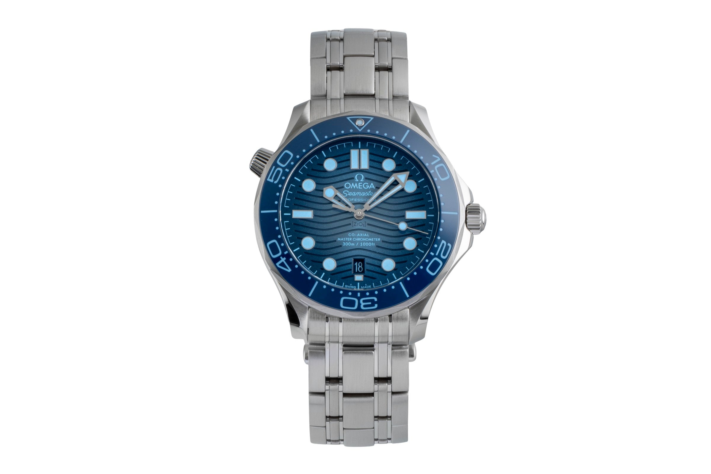 Omega Seamaster steel automatic men's watch 210.30.42.20.03.003 LP: 6800EUR  [2506390]