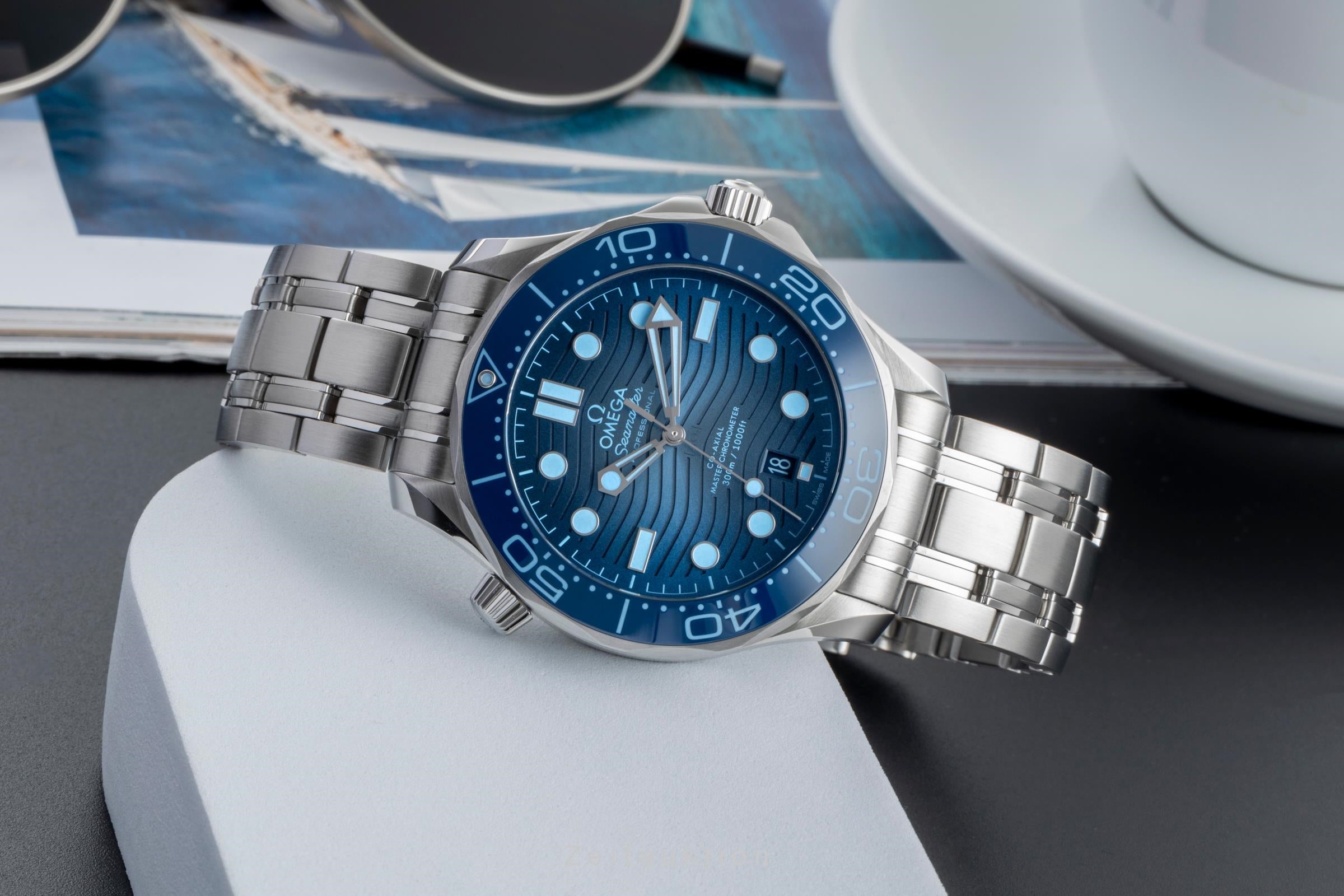 Omega Seamaster acier automatique montre pour hommes 210.30.42.20.03.003 LP: 6800EUR  [2506390]