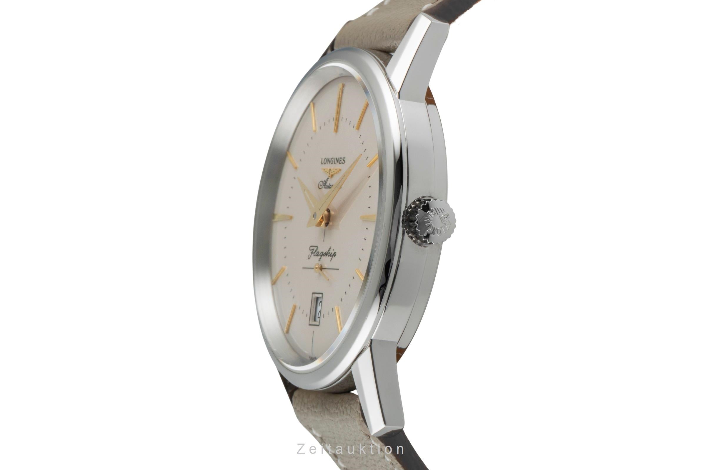 Longines Flagship Heritage Automatik Edelstahl Herrenuhr Ref. L4.795.4.78.2 B&P [2506391]