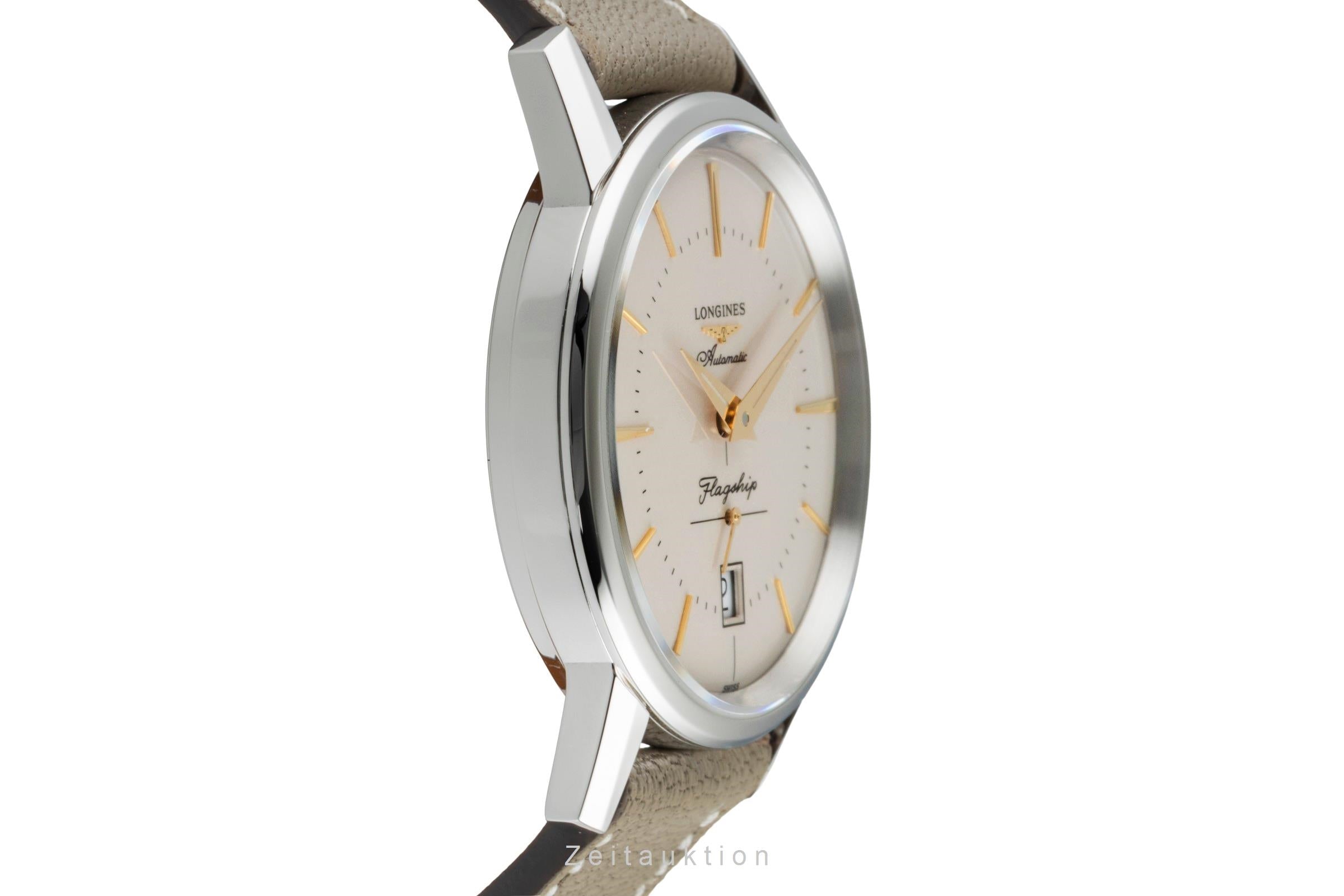 Longines Flagship Heritage Automatik Edelstahl Herrenuhr Ref. L4.795.4.78.2 B&P [2506391]