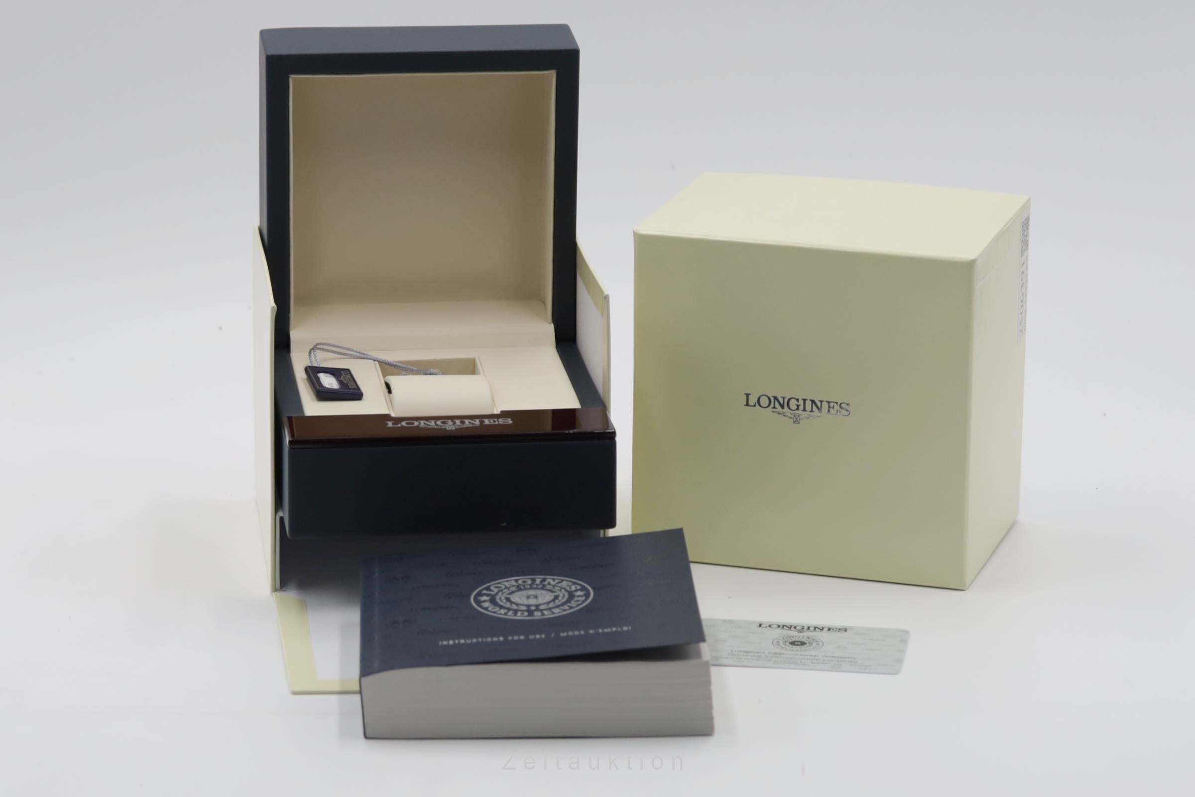 Longines Flagship Heritage Automatik Edelstahl Herrenuhr Ref. L4.795.4.78.2 B&P [2506391]