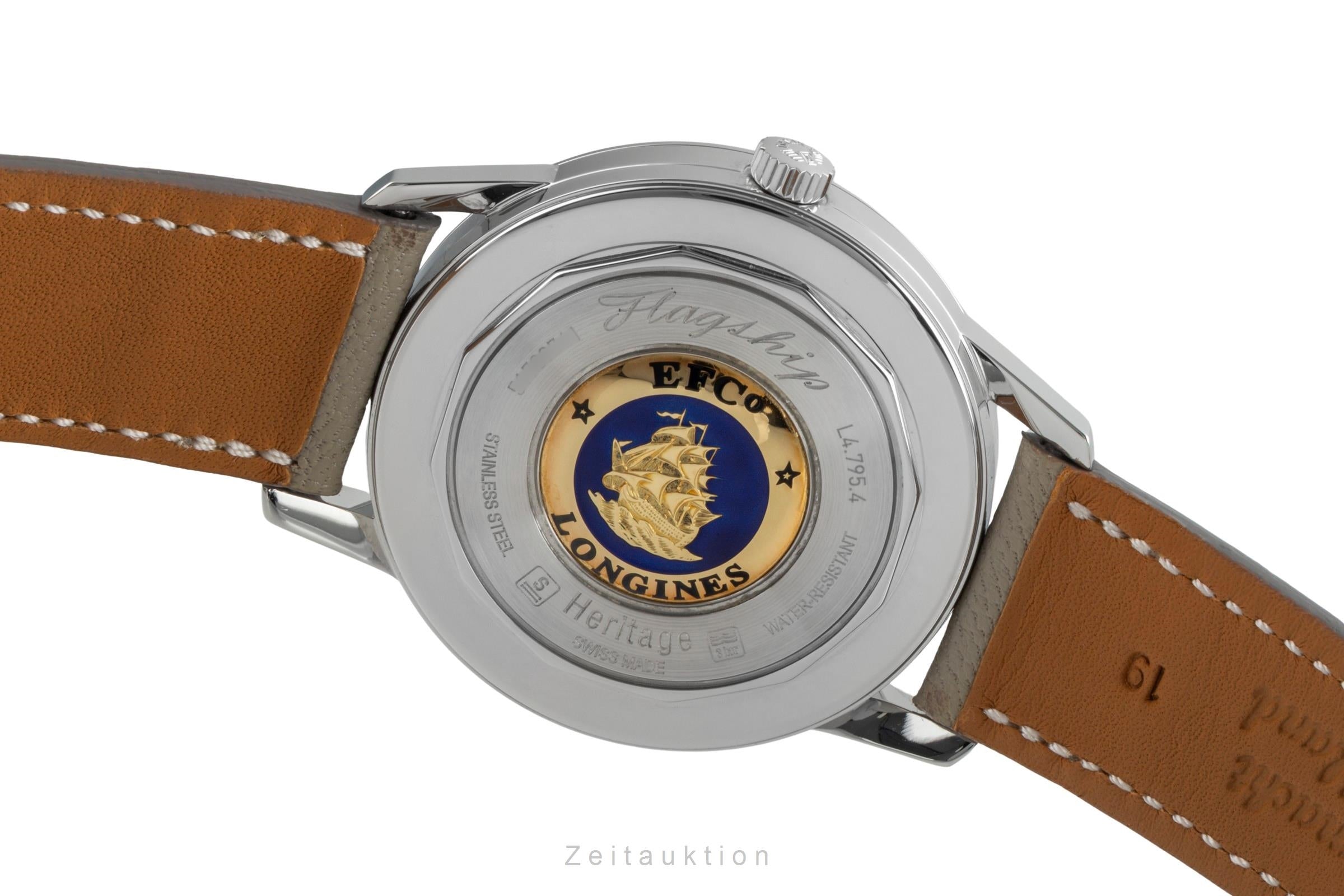 Longines Flagship Heritage Automatik Edelstahl Herrenuhr Ref. L4.795.4.78.2 B&P [2506391]