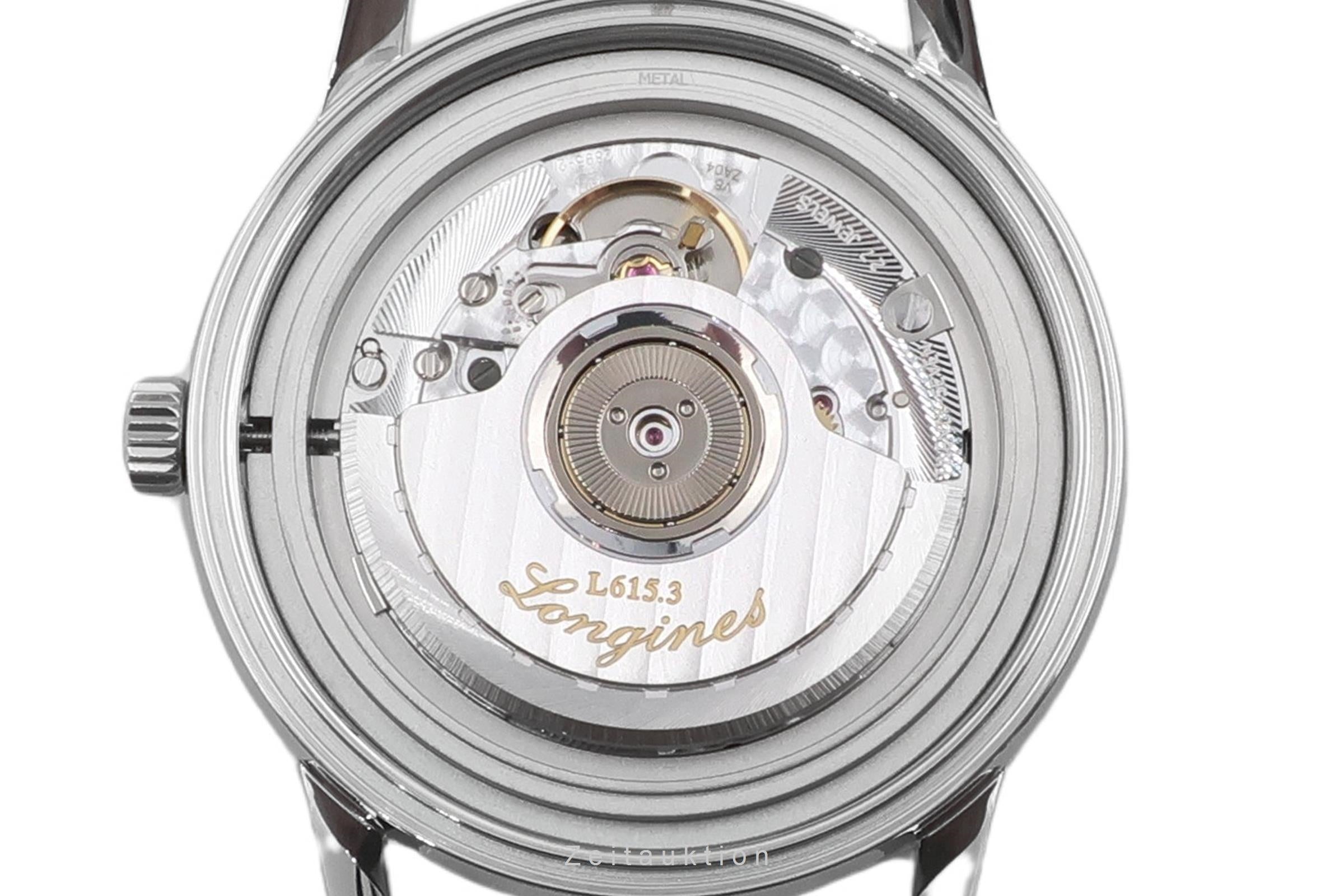 Longines Flagship Heritage Automatik Edelstahl Herrenuhr Ref. L4.795.4.78.2 B&P [2506391]