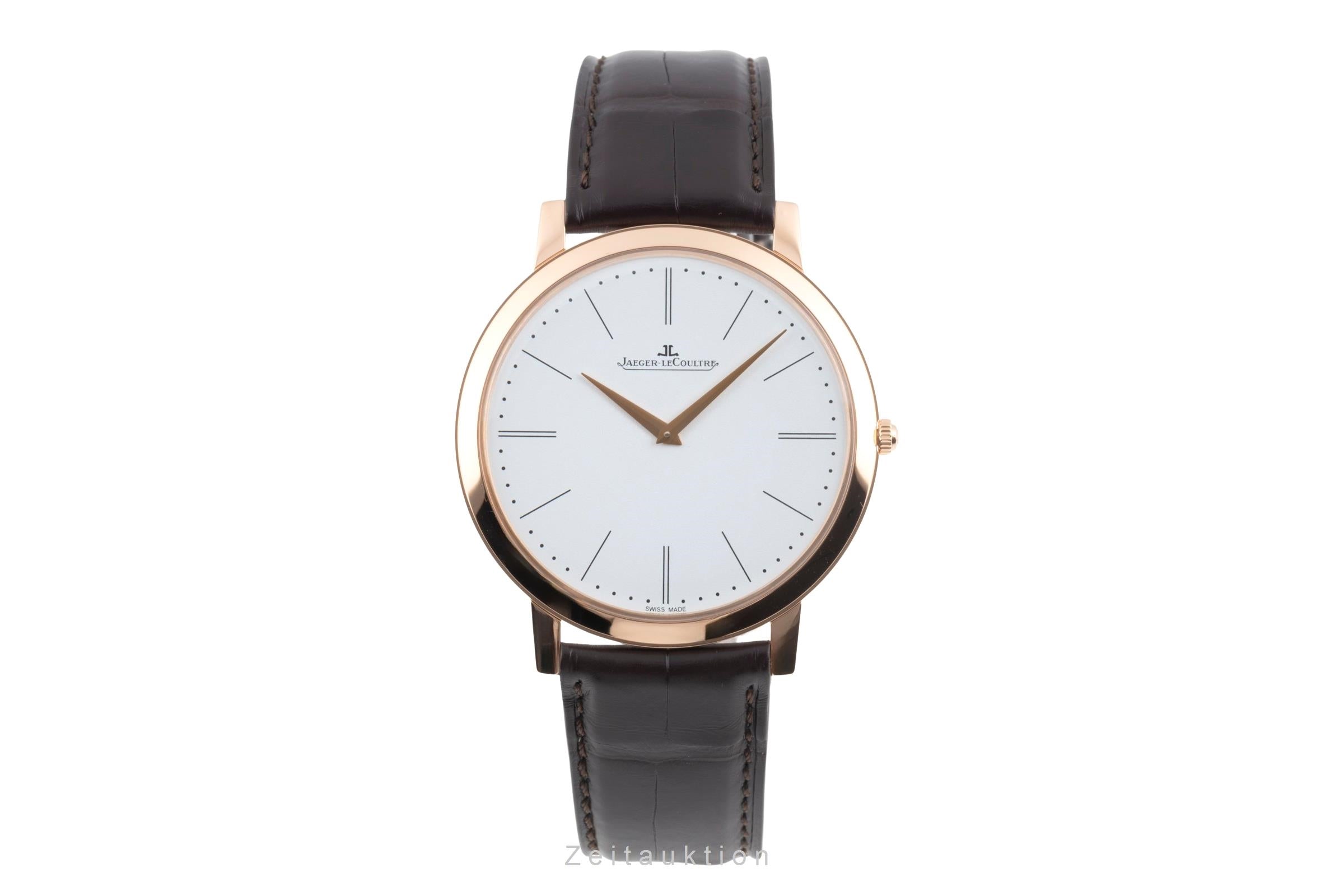 Jaeger LeCoultre Master Ultra Thin oro rosado de 18 quilates cuerda manual reloj para caballeros Q1292520  ,120.2.79  [2506392]