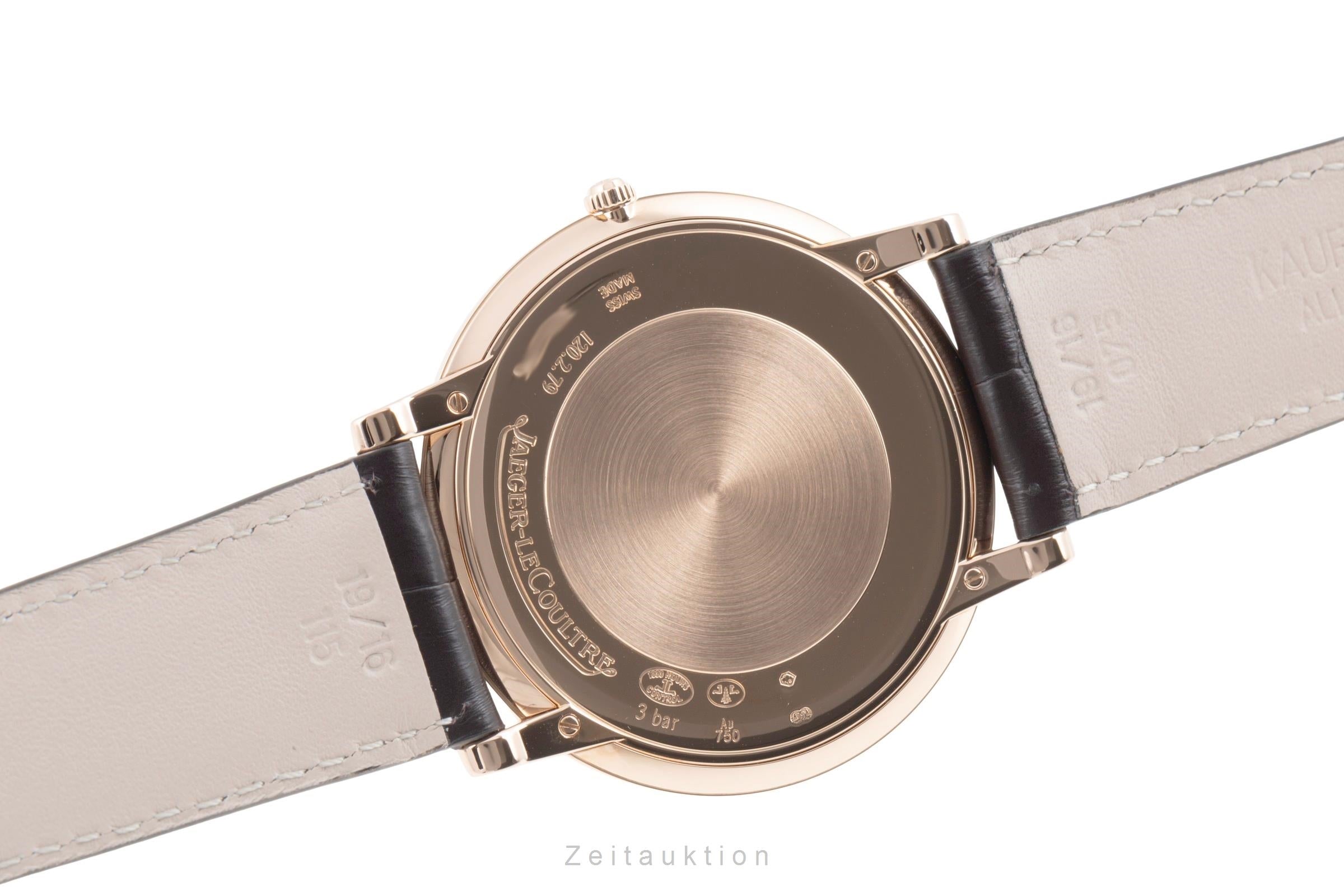 Jaeger LeCoultre Master Ultra Thin oro rosado de 18 quilates cuerda manual reloj para caballeros Q1292520  ,120.2.79  [2506392]