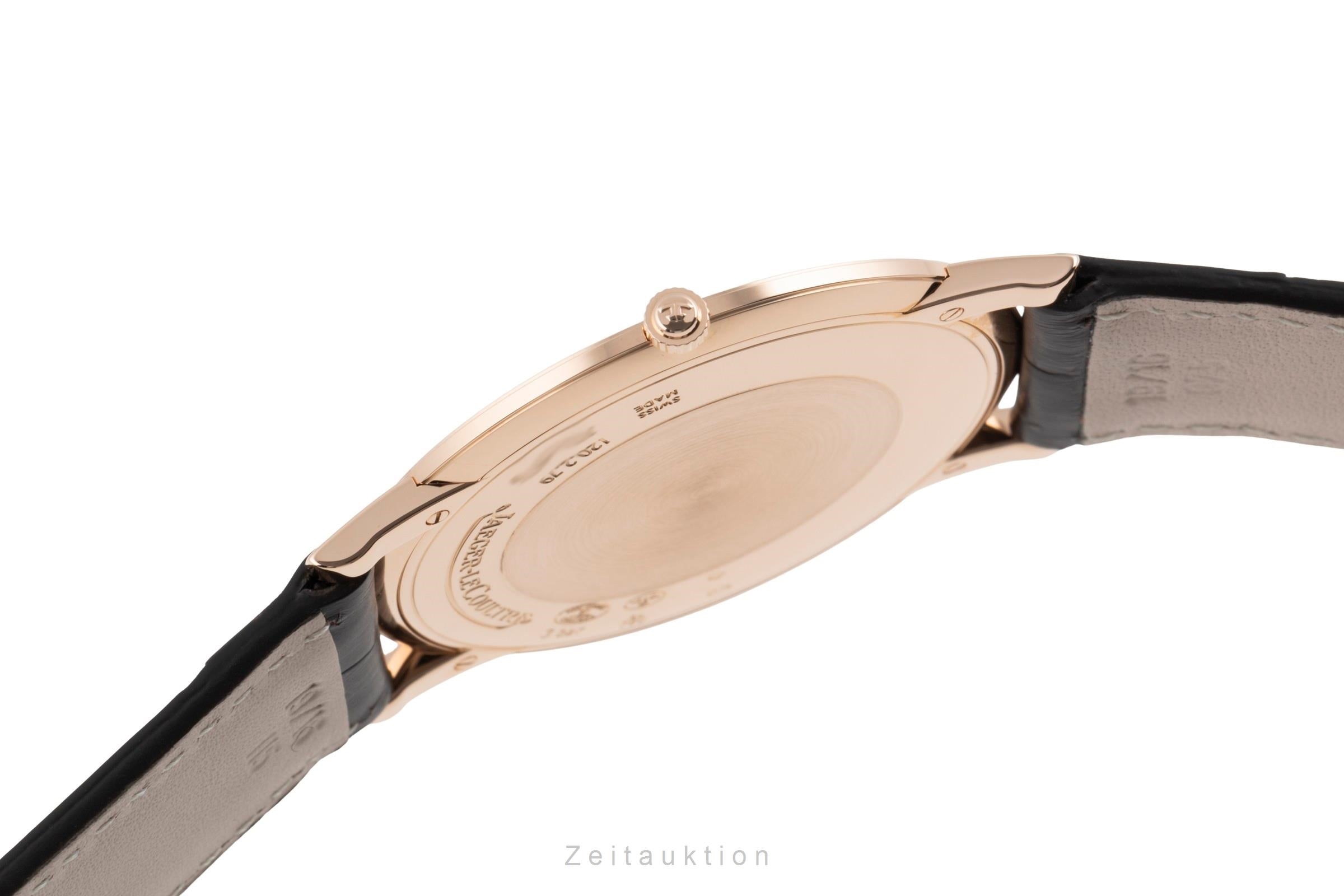 Jaeger LeCoultre Master Ultra Thin oro rosado de 18 quilates cuerda manual reloj para caballeros Q1292520  ,120.2.79  [2506392]