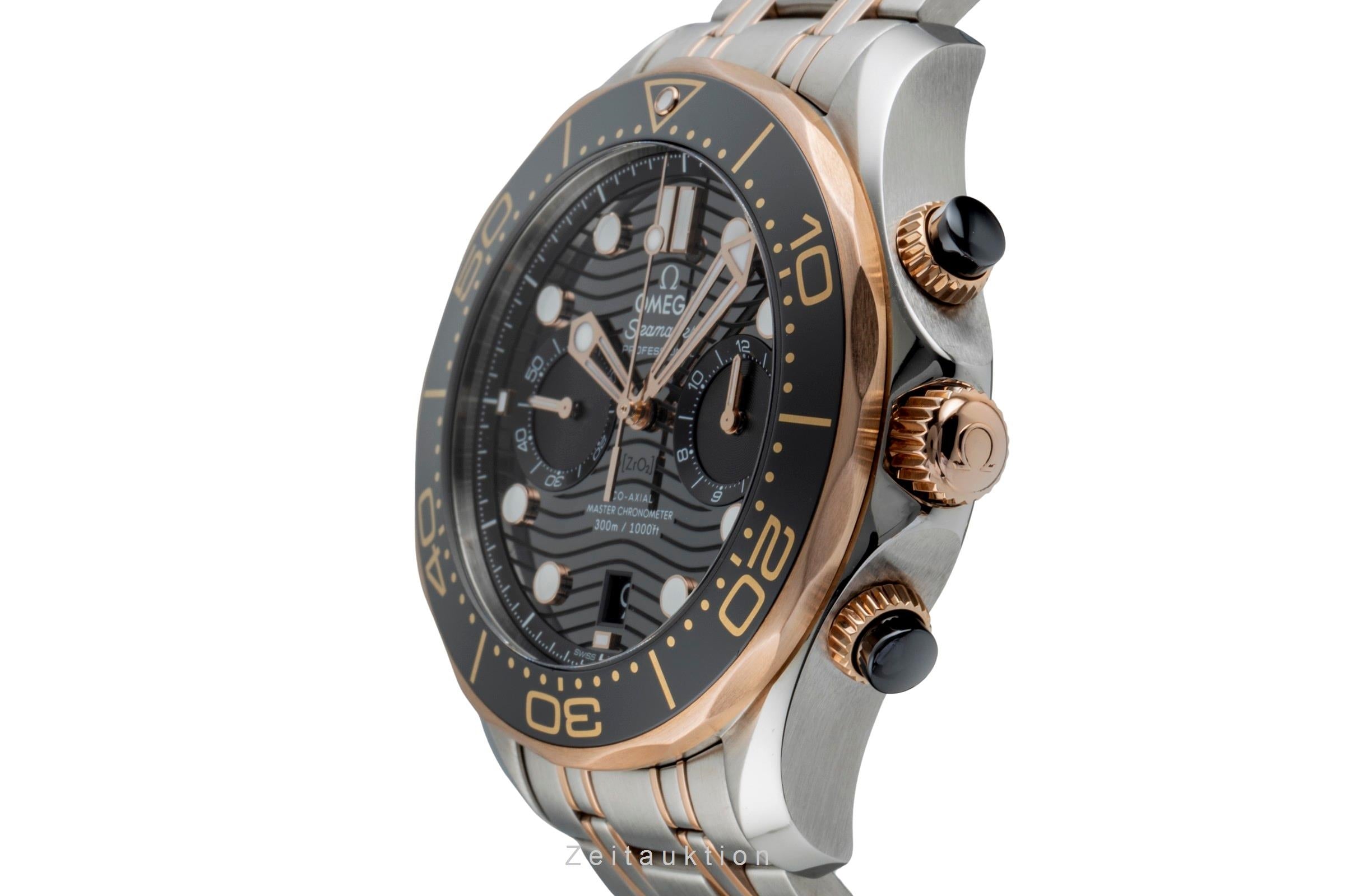 Omega Seamaster chronograph steel / gold automatic Kal. 9900 Ref