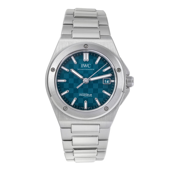IWC Ingenieur 40 Aqua Blue Stahl Automatik Herrenuhr Ref. IW328903 Box & Papiere [2506394]