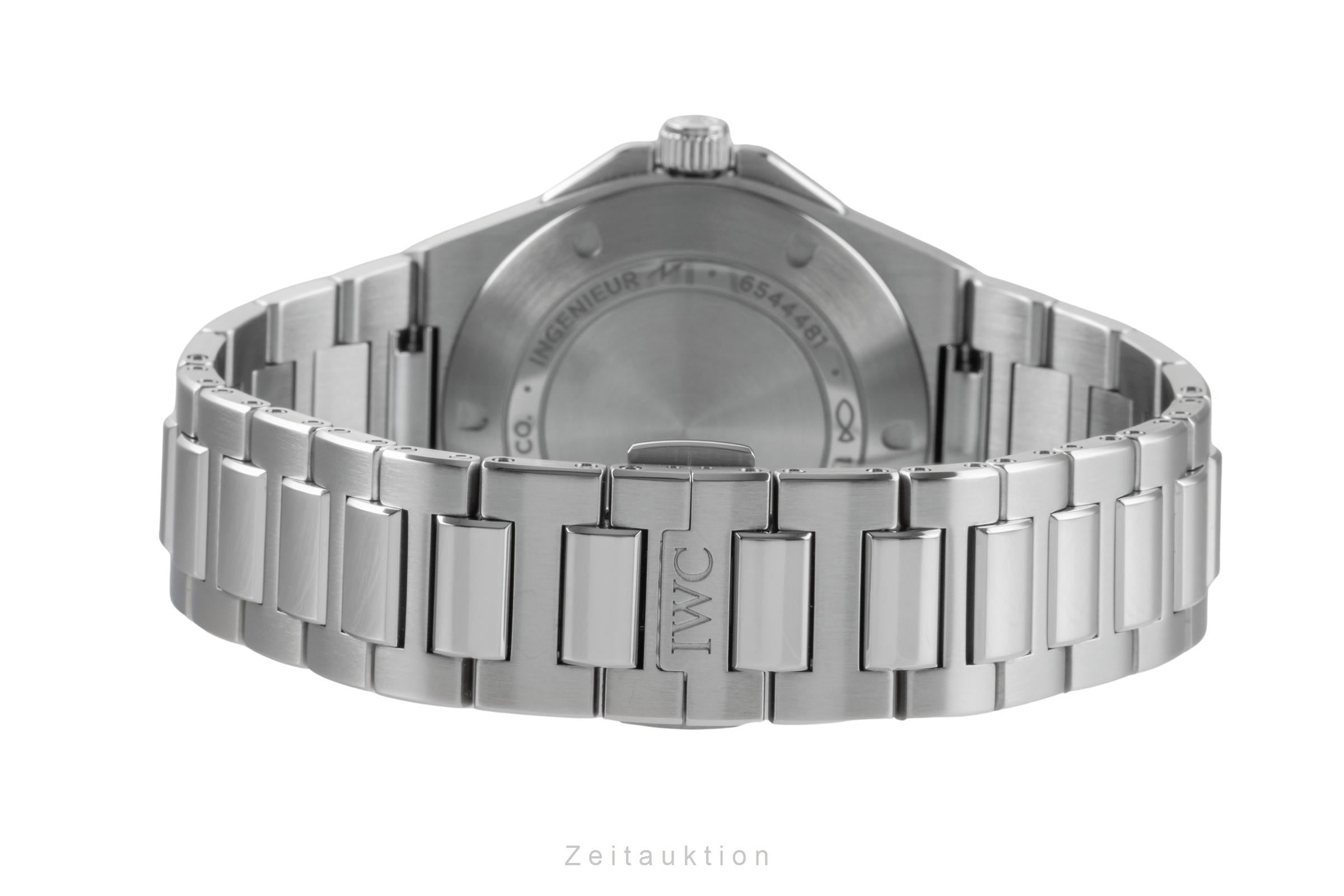 IWC Ingenieur 40 Aqua Blue Stahl Automatik Herrenuhr Ref. IW328903 Box & Papiere [2506394]