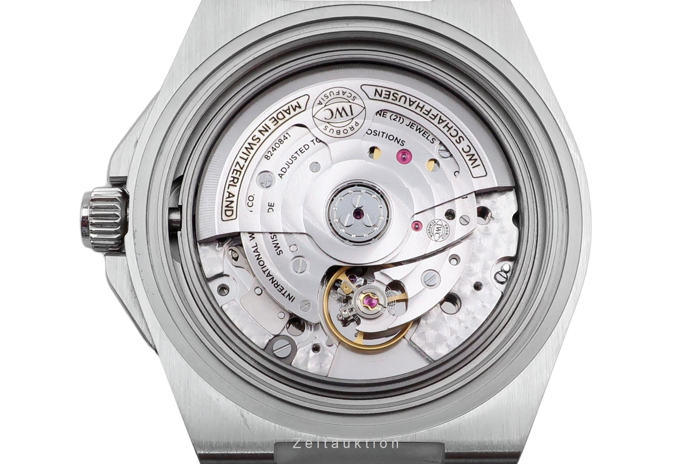 IWC Ingenieur 40 Aqua Blue Stahl Automatik Herrenuhr Ref. IW328903 Box & Papiere [2506394]