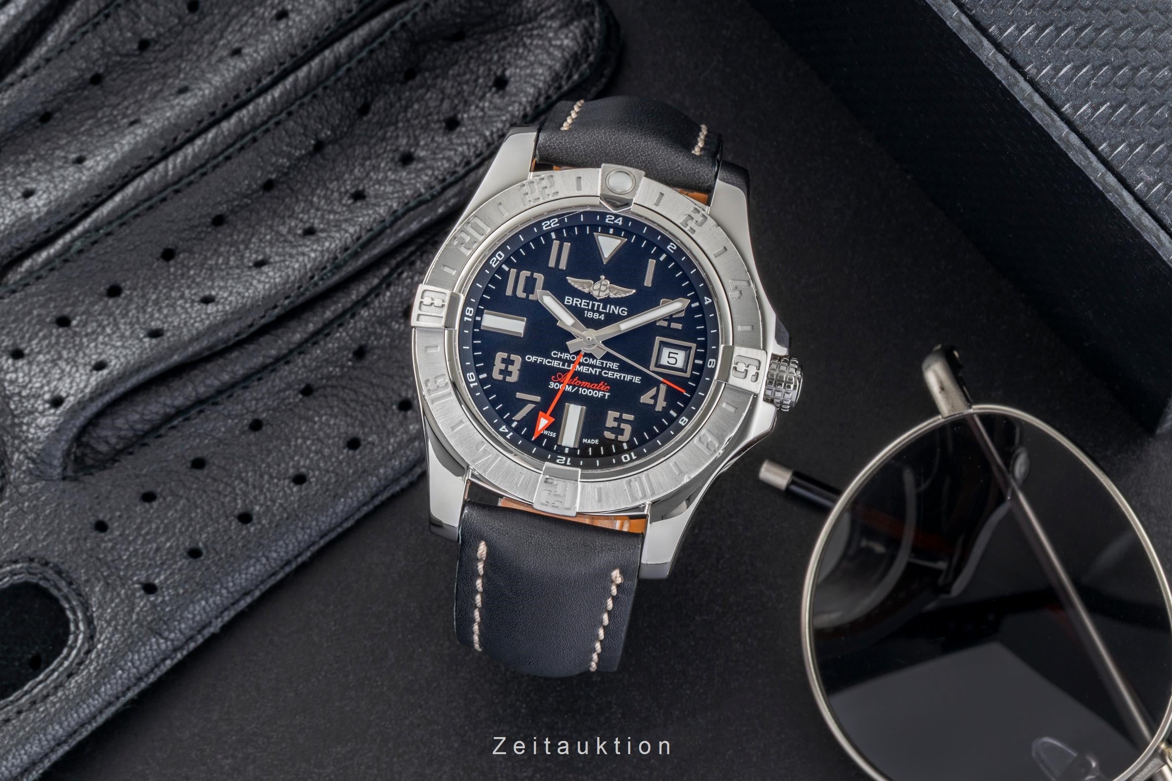 Breitling Avenger II GMT acciaio automatismo orologio da uomo A3239011/BC34	  [2506396]