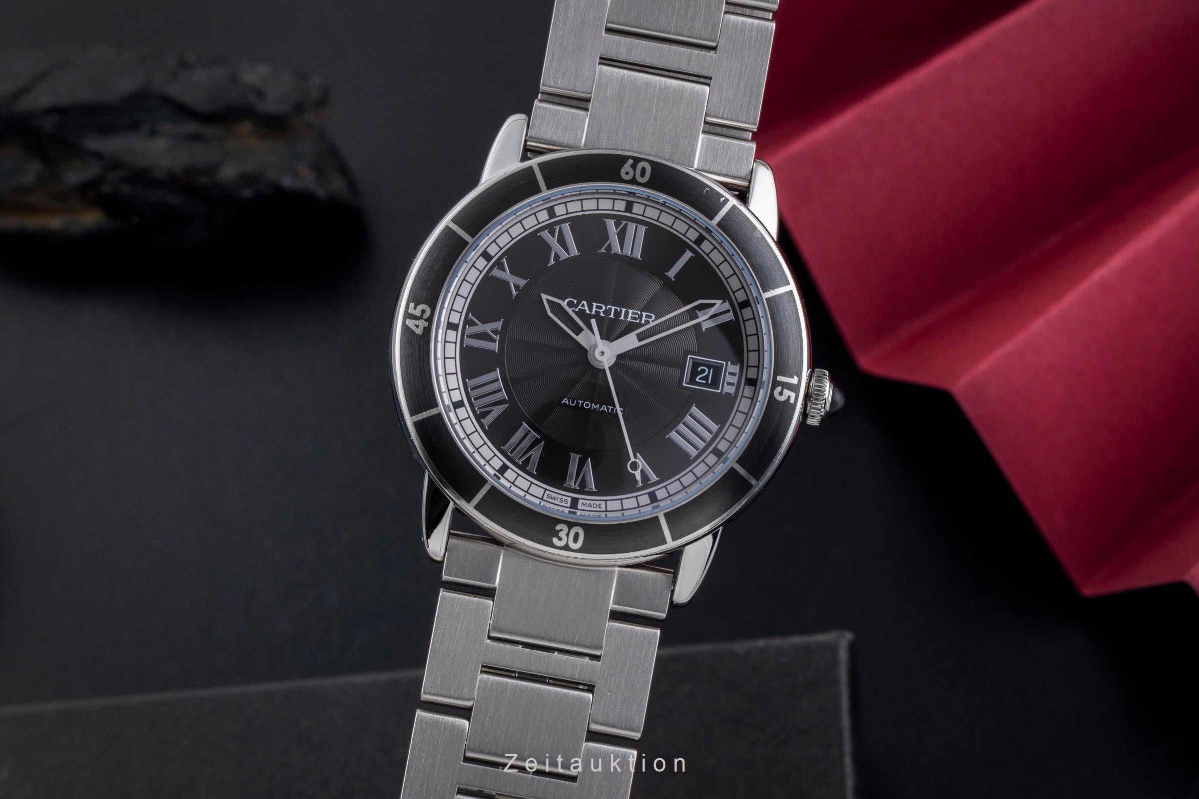 Cartier Croisiere acciaio automatismo orologio da uomo WSRN0011  [2506397]