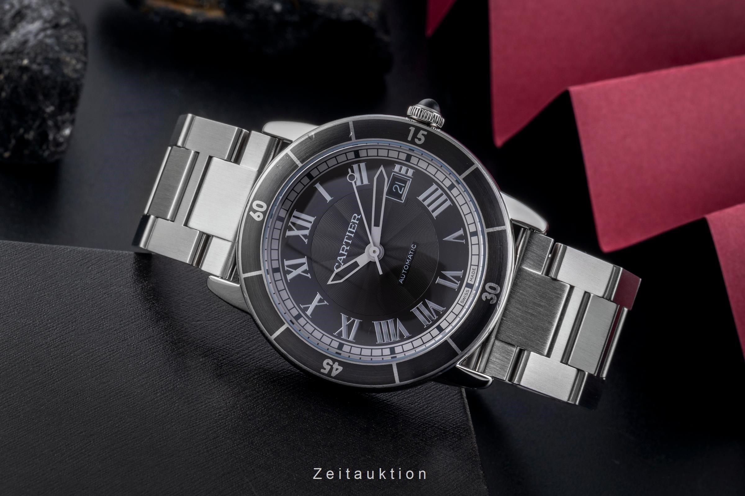 Cartier Croisiere acciaio automatismo orologio da uomo WSRN0011  [2506397]
