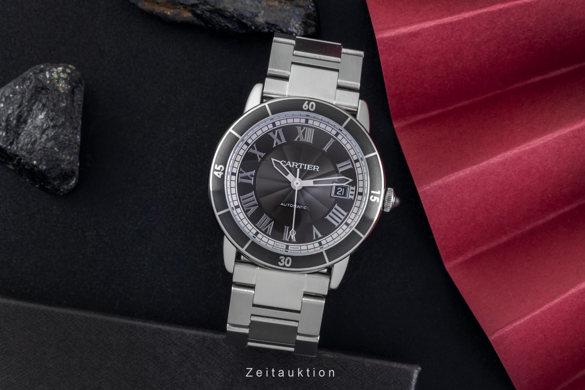 Cartier Croisiere acciaio automatismo orologio da uomo WSRN0011  [2506397]