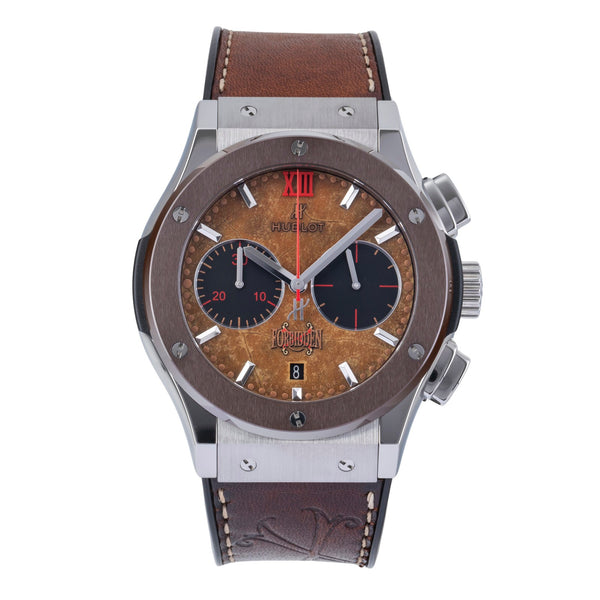 Hublot Classic Fusion chronographe céramique / titane automatique montre pour hommes 521.NC.0589.VR.OPX14 Limited  [2506399]