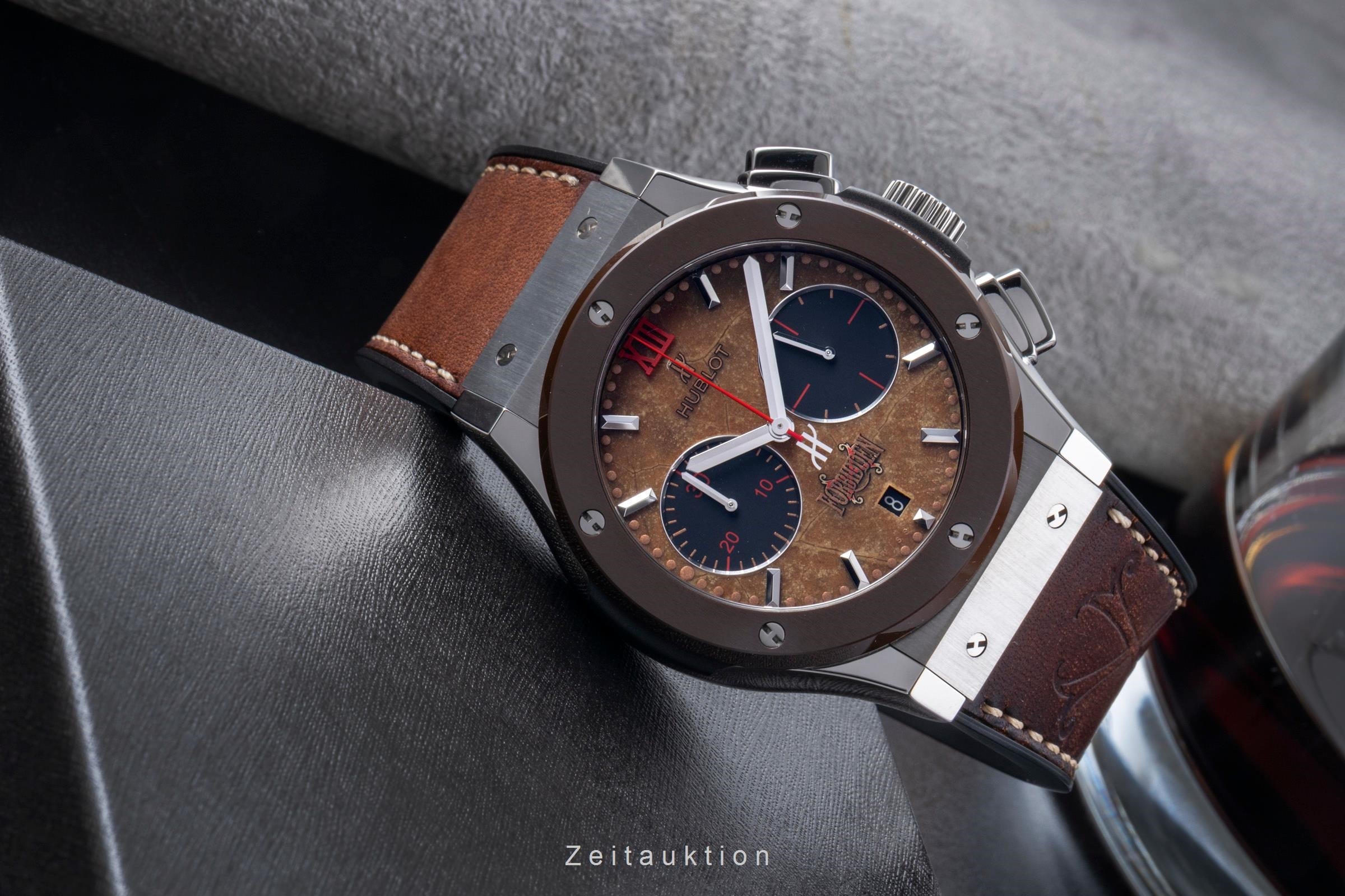 Hublot Classic Fusion chronographe céramique / titane automatique montre pour hommes 521.NC.0589.VR.OPX14 Limited  [2506399]