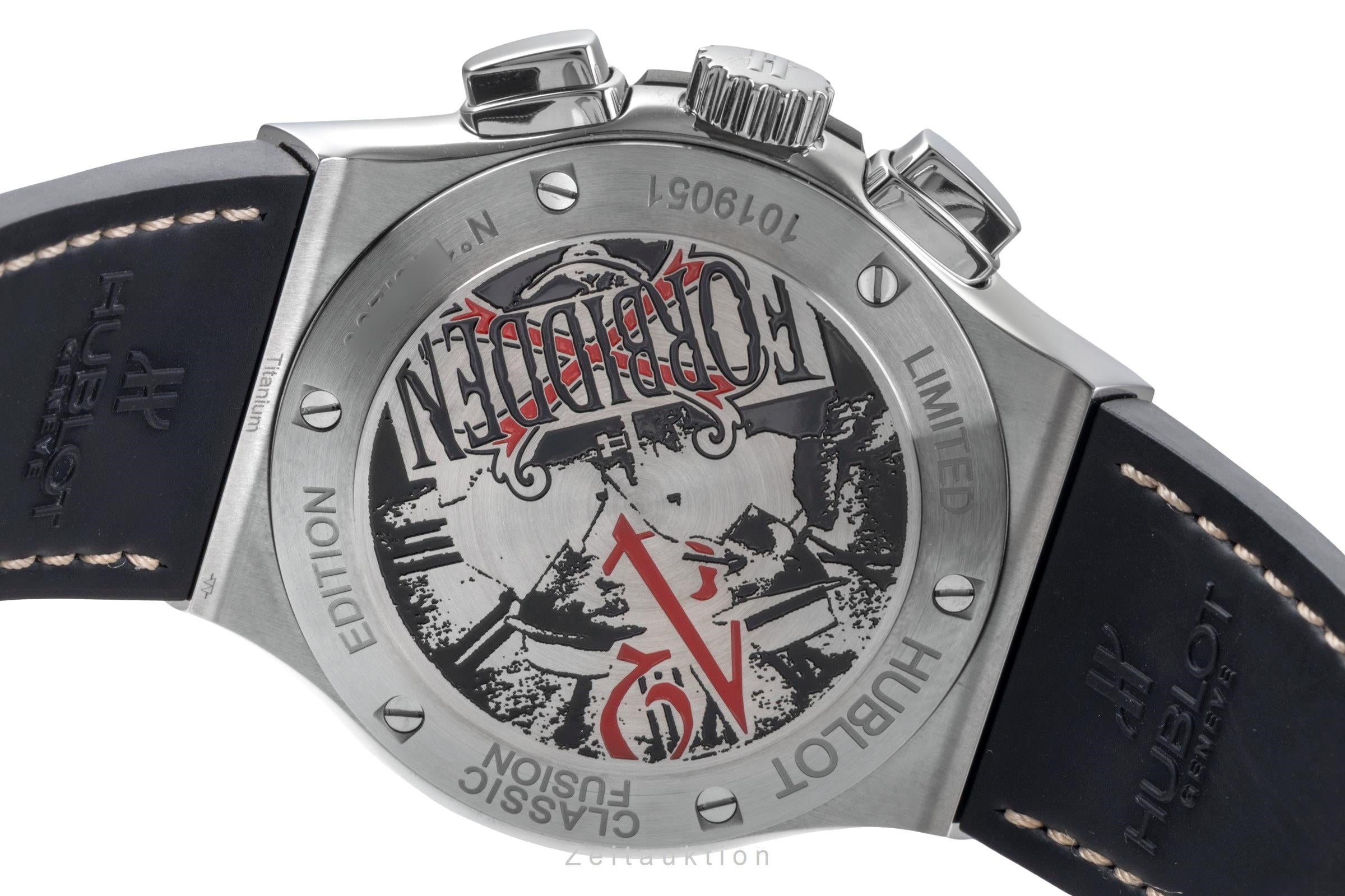 Hublot Classic Fusion chronographe céramique / titane automatique montre pour hommes 521.NC.0589.VR.OPX14 Limited  [2506399]