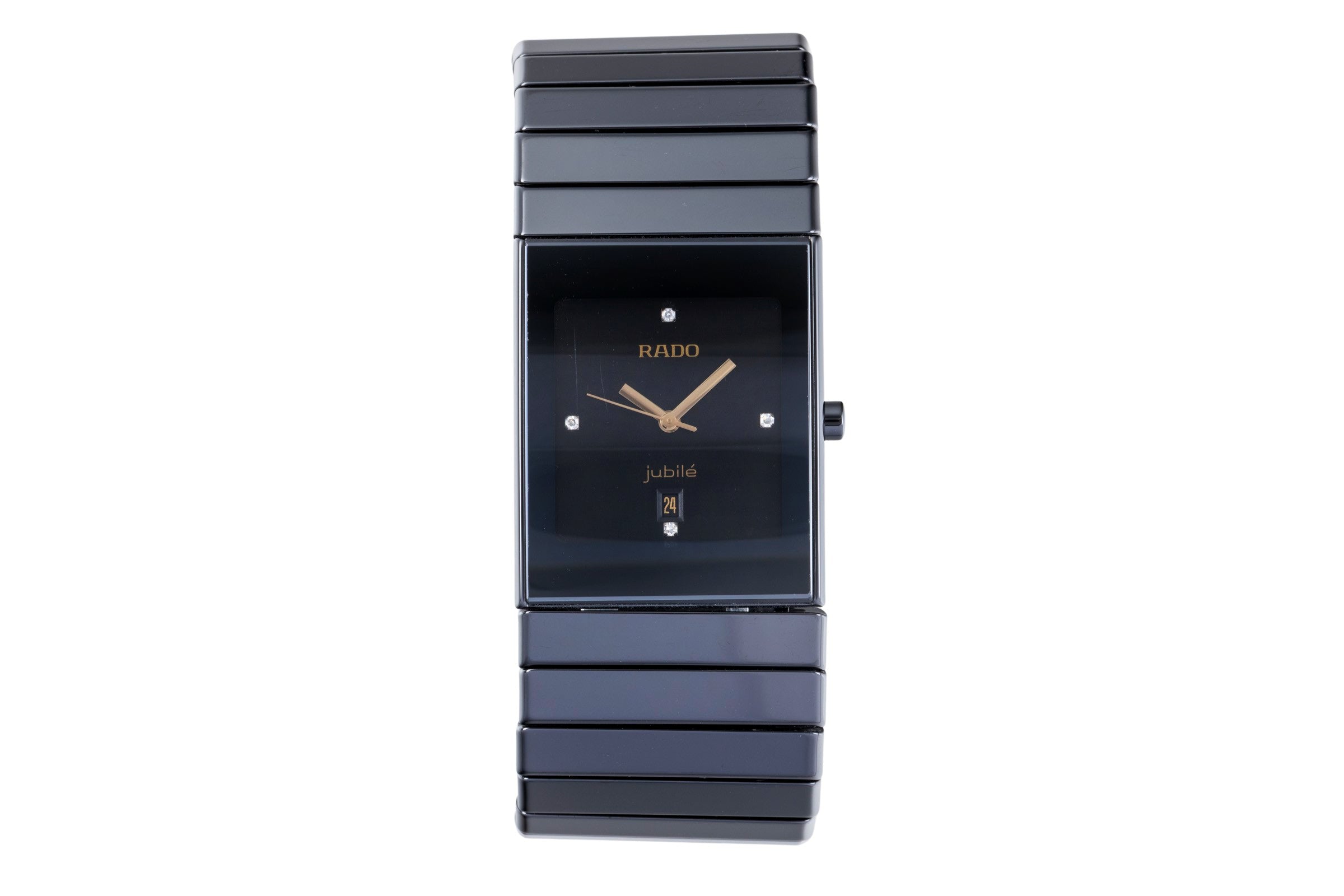 Rado Diastar Ceramica céramique / titane quartz montre pour hommes 01.152.0347.3.071  [2506400]