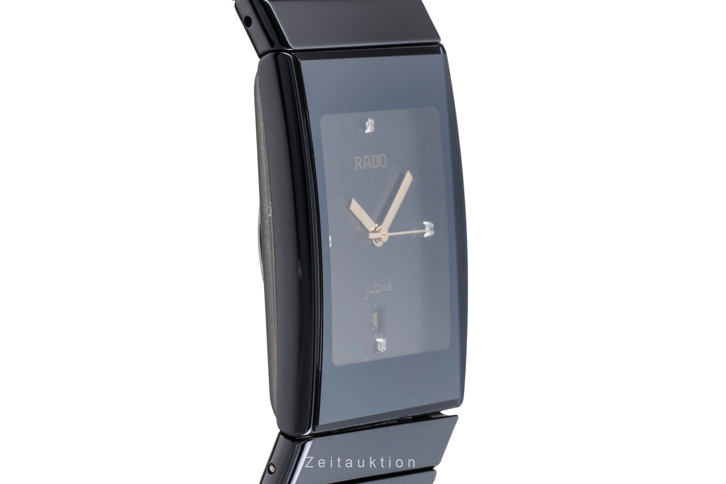 Rado Diastar Ceramica ceramic / titanium quartz men's watch 01.152.0347.3.071  [2506400]