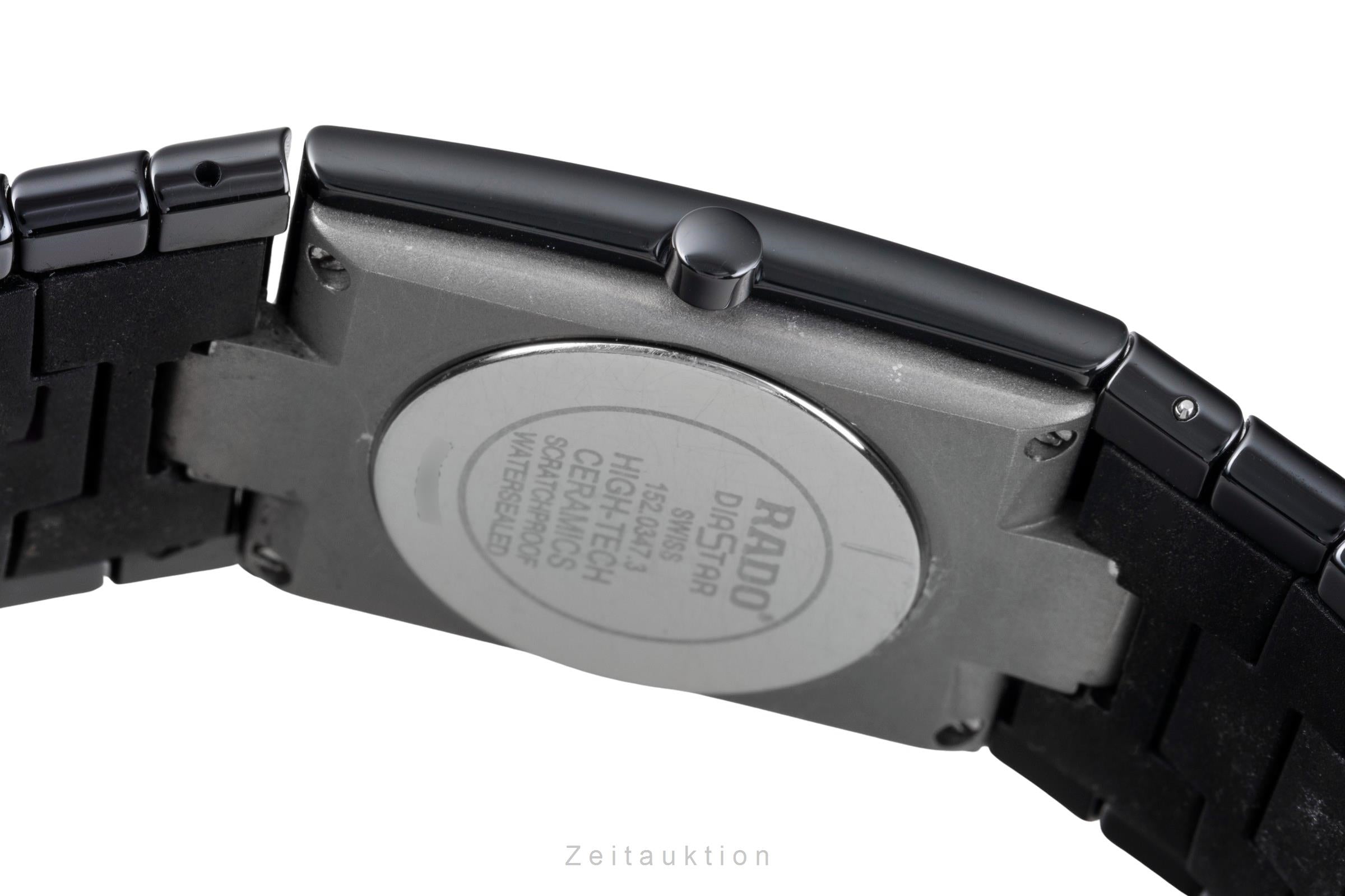 Rado Diastar Ceramica ceramic / titanium quartz men's watch 01.152.0347.3.071  [2506400]