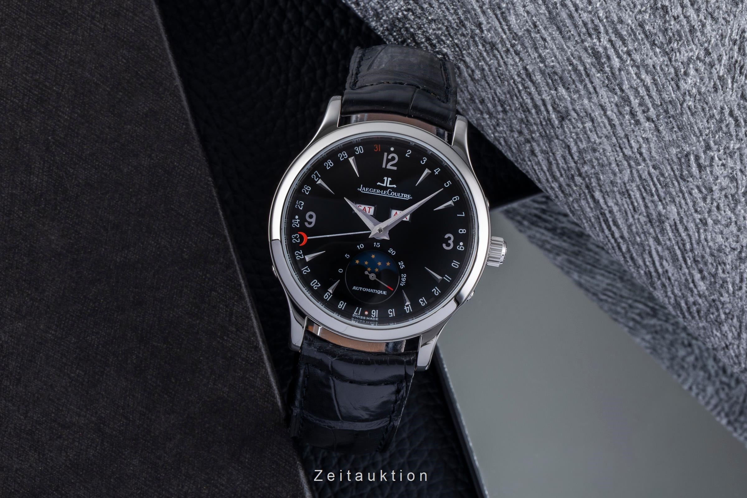 Jaeger LeCoultre Master Control steel automatic men's watch Q143847A  ,140.8.98.S  [2506405]