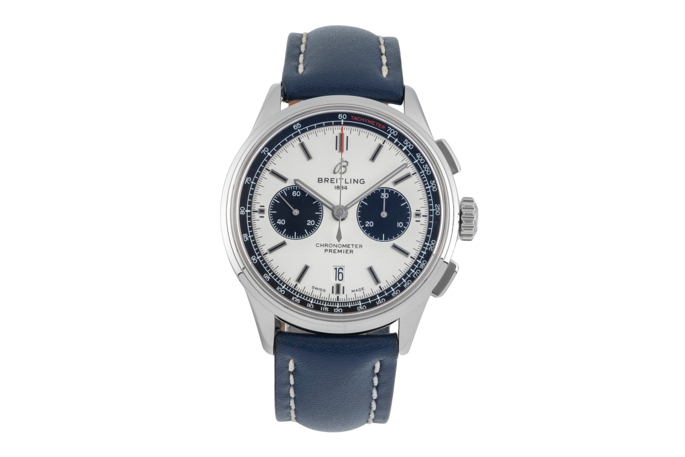 Breitling Premier chronograph steel automatic men's watch AB0118221G1P2 LP: 8750EUR  [2506410]