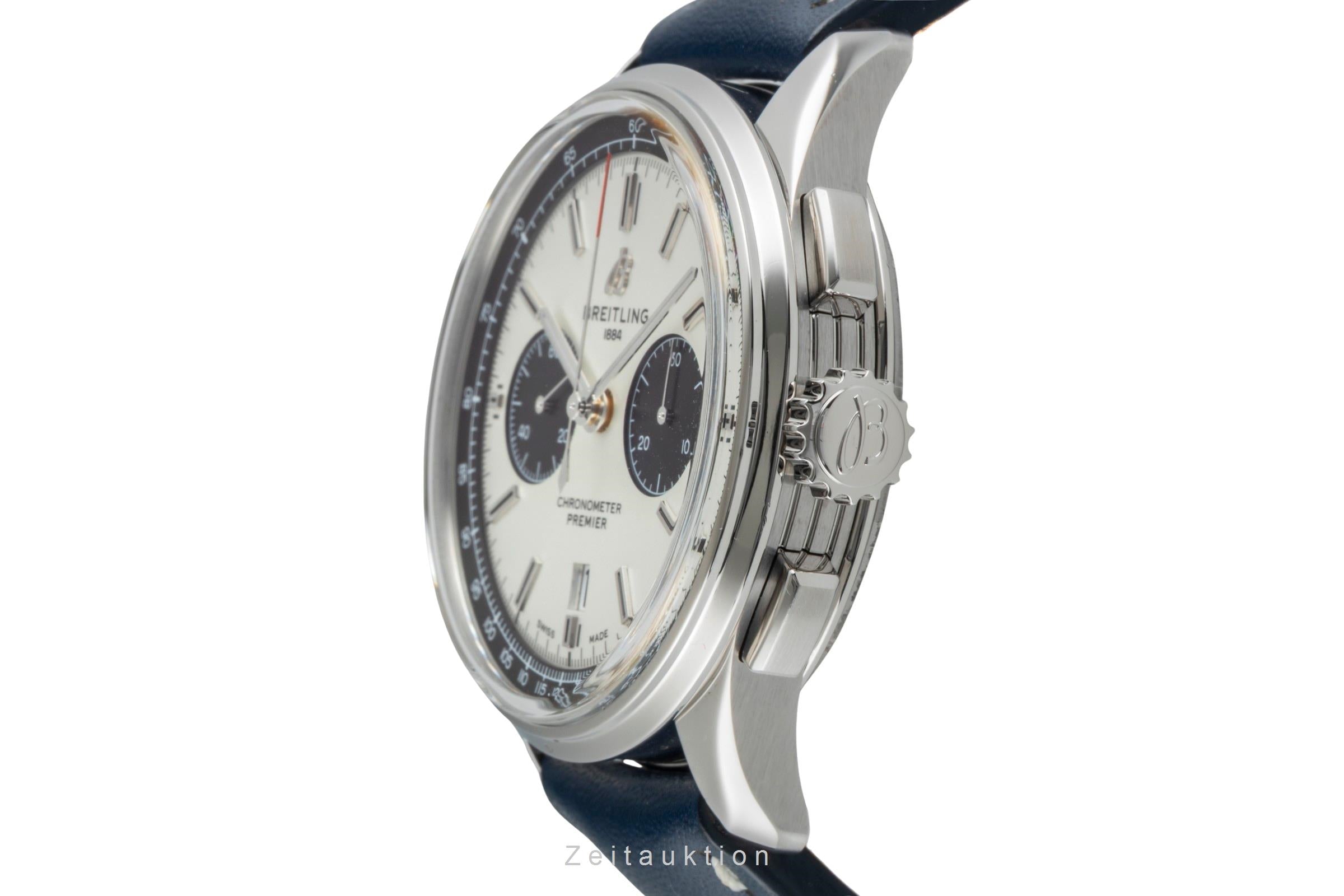 Breitling Premier cronógrafo acero automático reloj para caballeros AB0118221G1P2 LP: 8750EUR  [2506410]