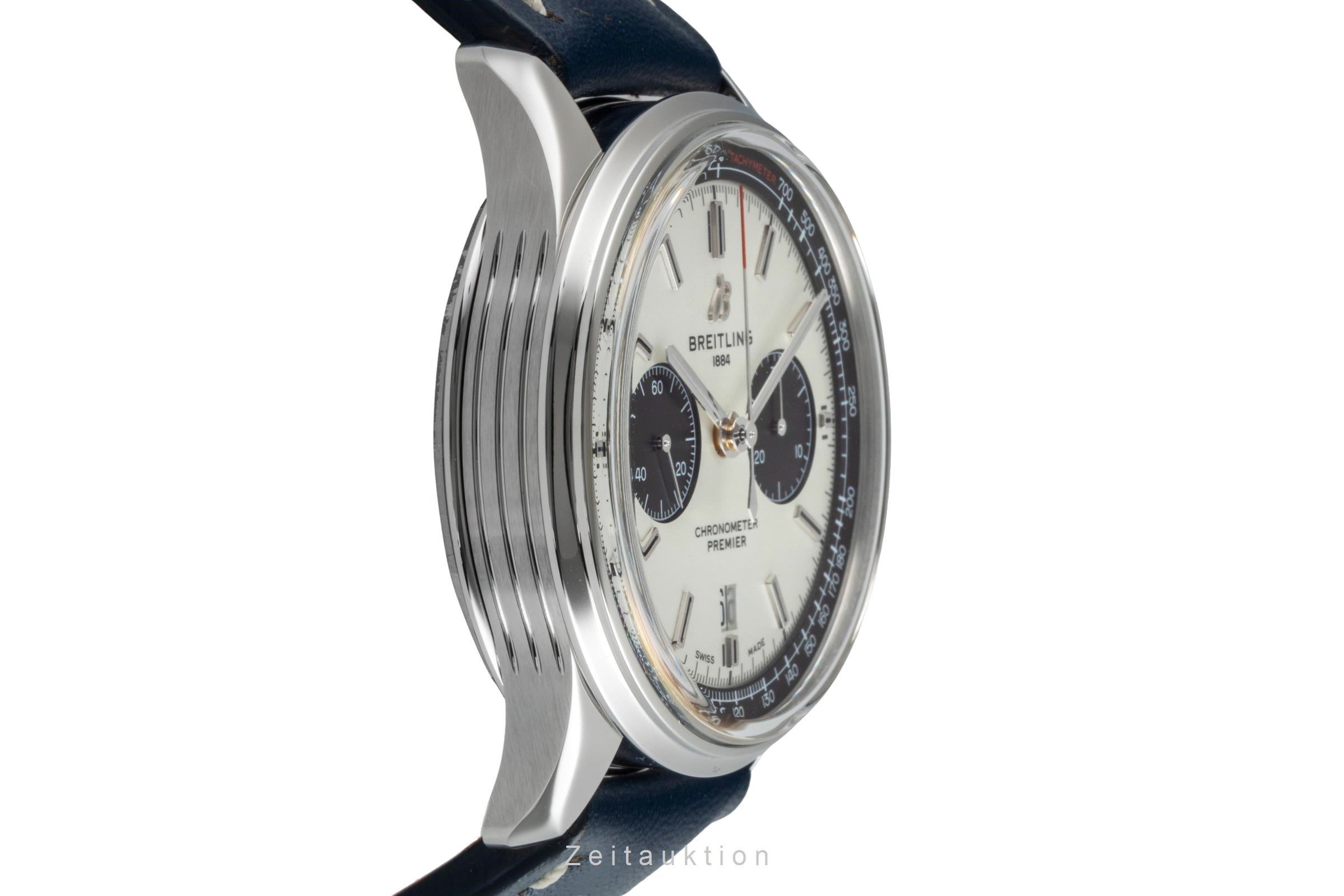 Breitling Premier cronógrafo acero automático reloj para caballeros AB0118221G1P2 LP: 8750EUR  [2506410]