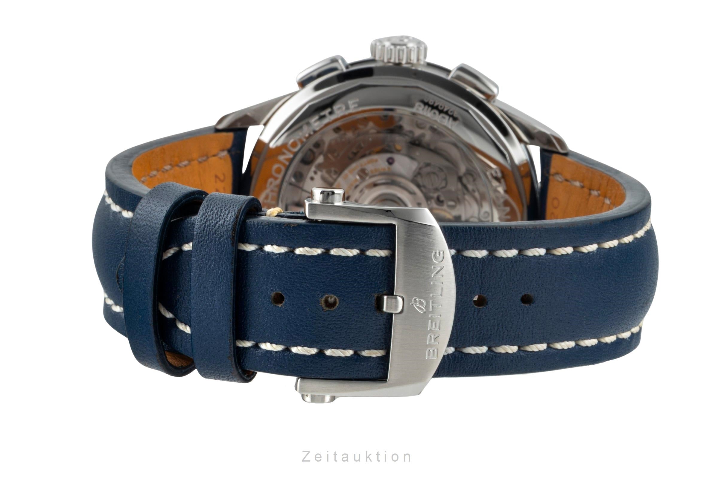 Breitling Premier cronógrafo acero automático reloj para caballeros AB0118221G1P2 LP: 8750EUR  [2506410]