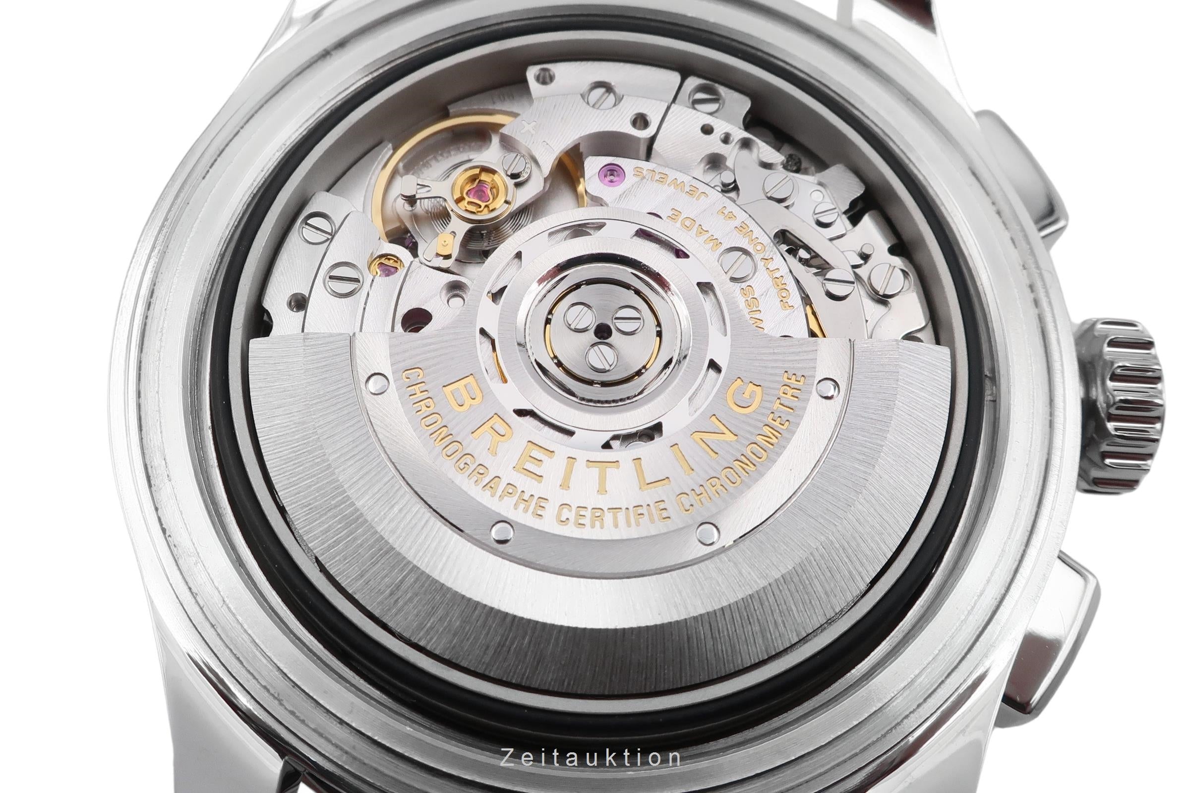 Breitling Premier cronógrafo acero automático reloj para caballeros AB0118221G1P2 LP: 8750EUR  [2506410]