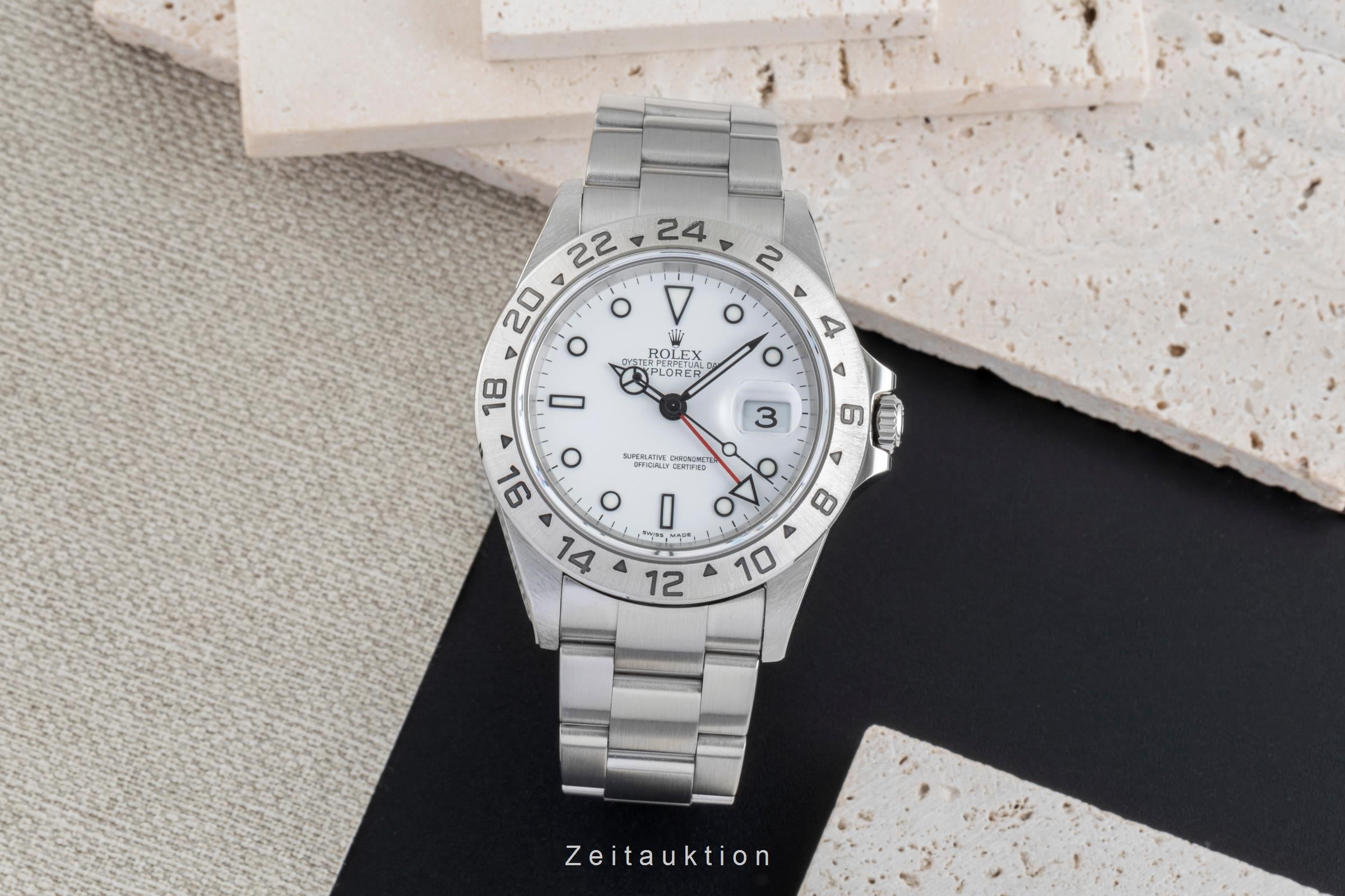 Rolex Explorer II acciaio automatismo orologio da uomo 16570  [2506413]