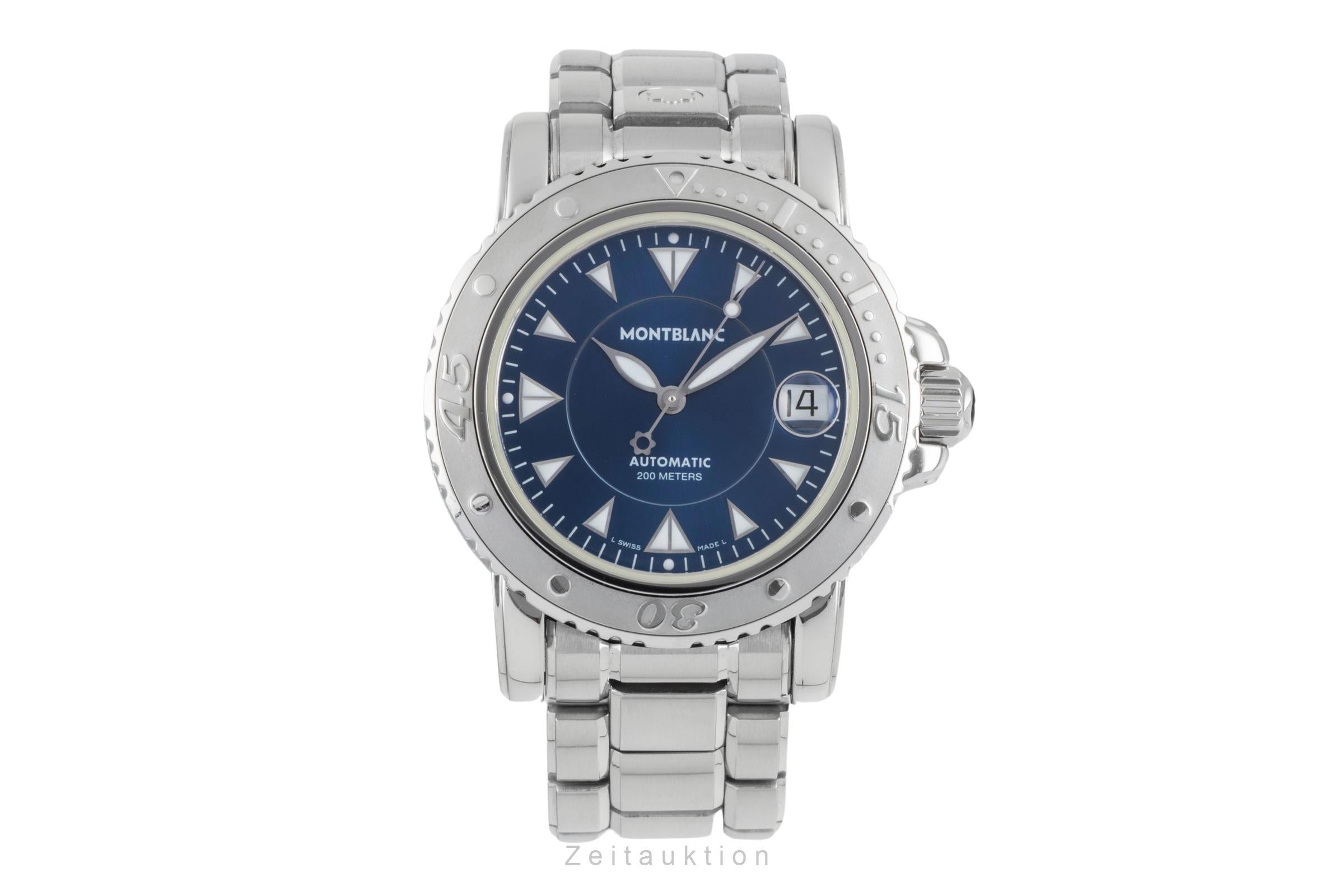 Montblanc Meisterstück acciaio automatismo orologio da uomo 7035  [2506415]