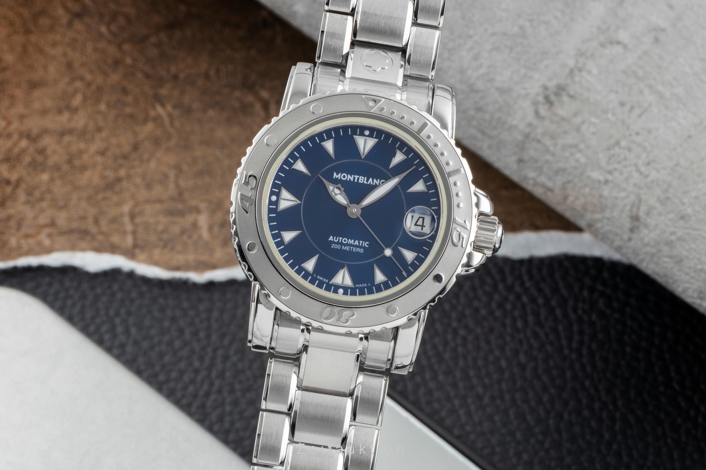 Montblanc Meisterstück steel automatic men's watch 7035  [2506415]