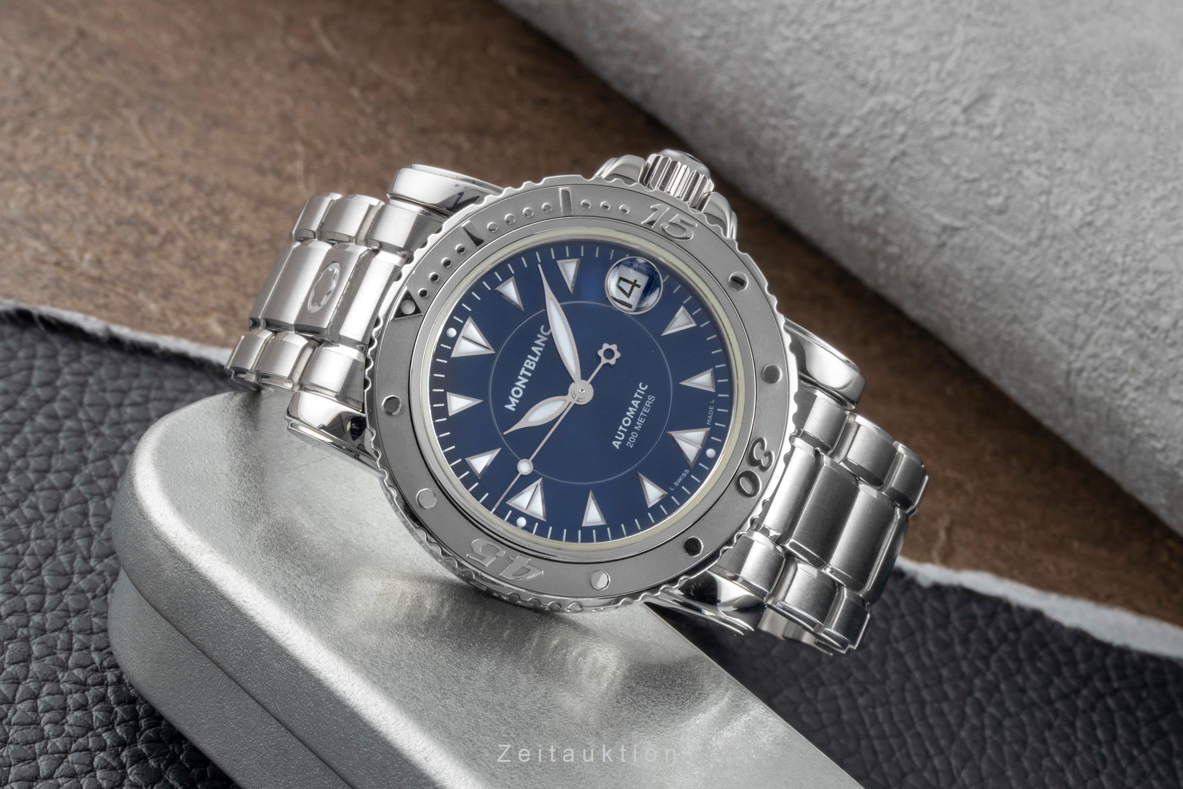 Montblanc Meisterstück acciaio automatismo orologio da uomo 7035  [2506415]