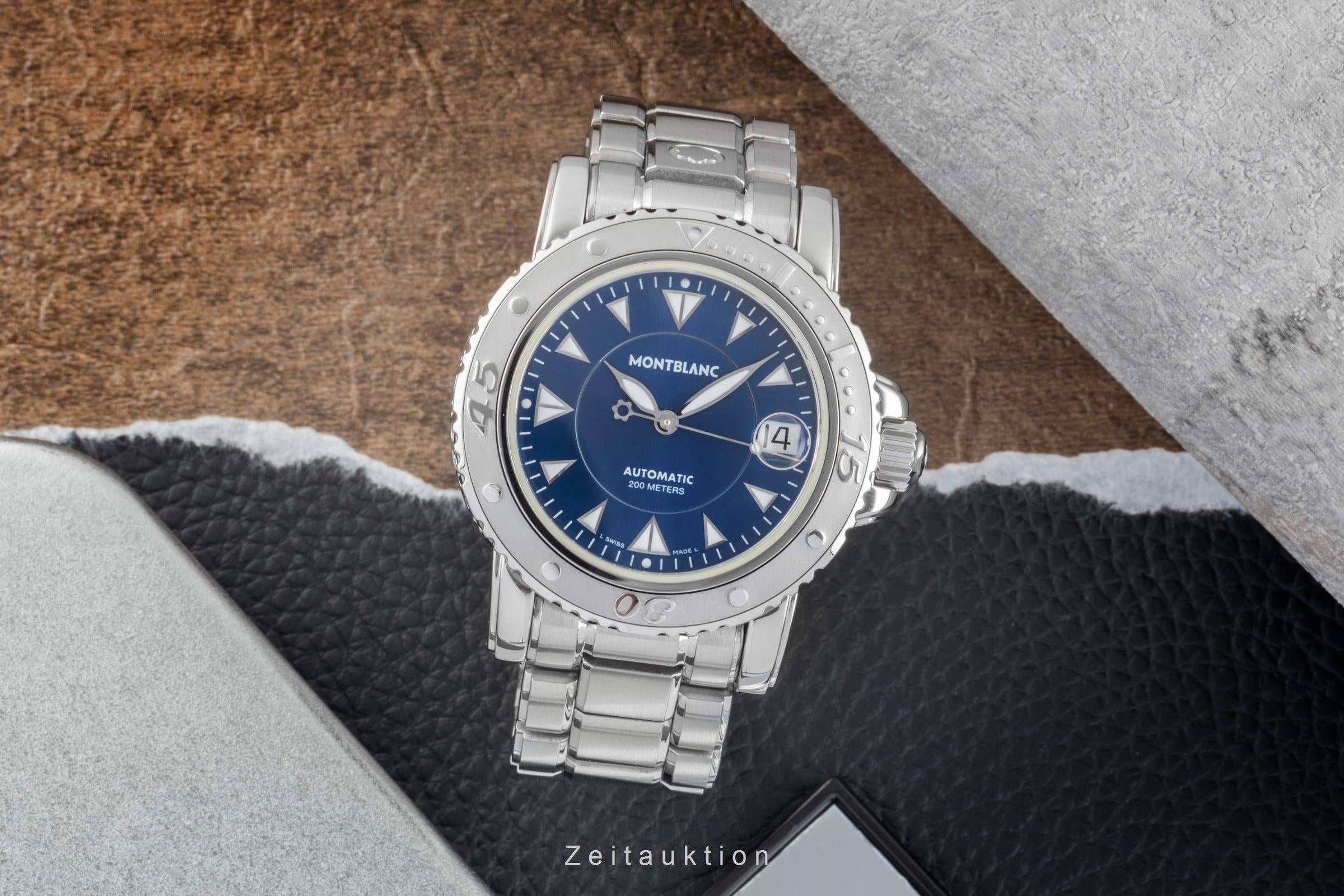 Montblanc Meisterstück acciaio automatismo orologio da uomo 7035  [2506415]