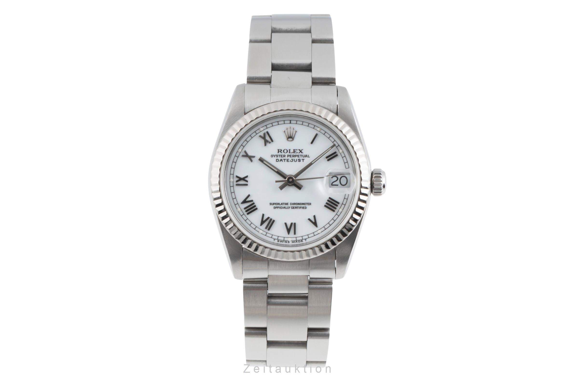 Rolex Datejust acier / or blanc automatique montre pour hommes 68274  [2506417]