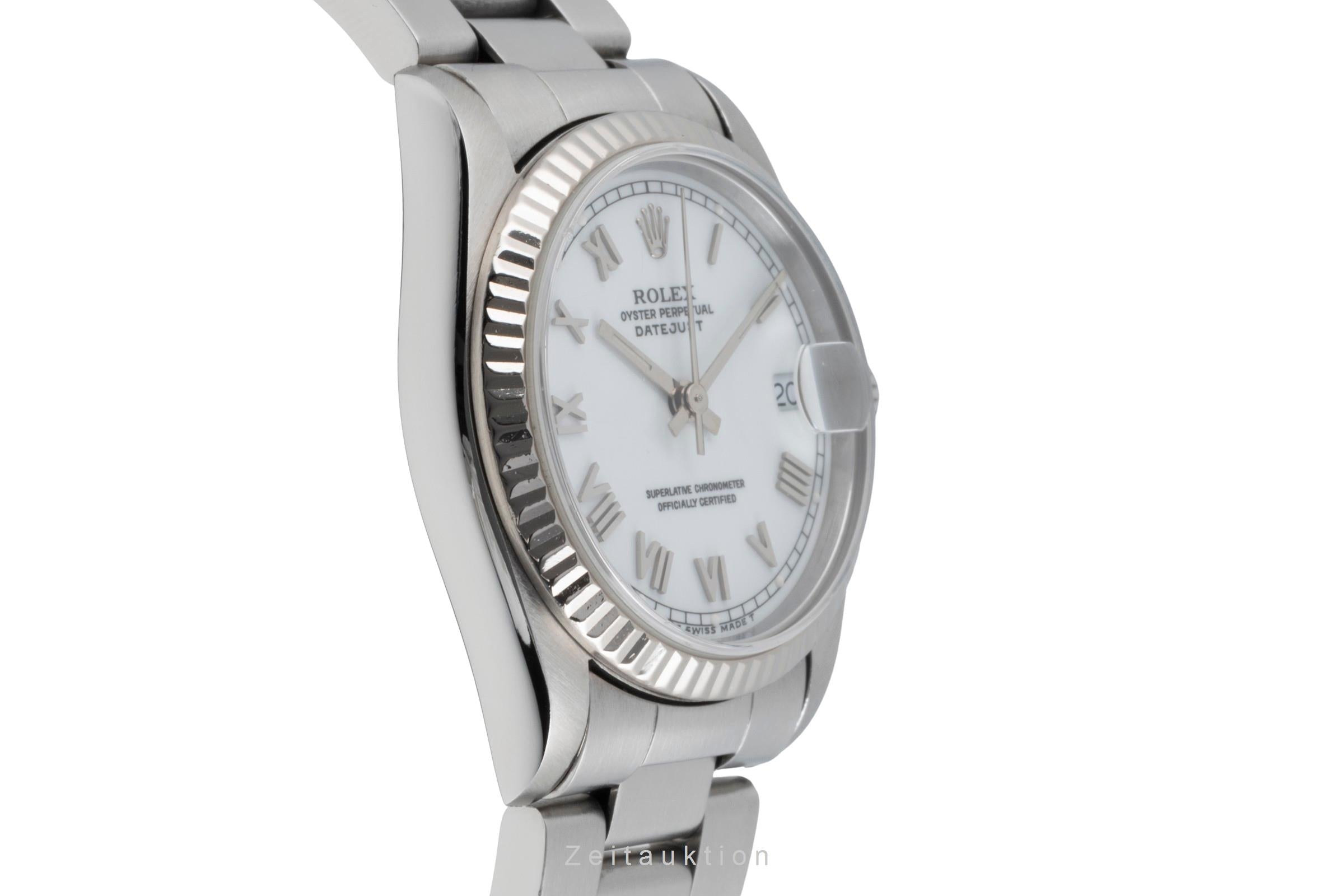 Rolex Datejust acier / or blanc automatique montre pour hommes 68274  [2506417]
